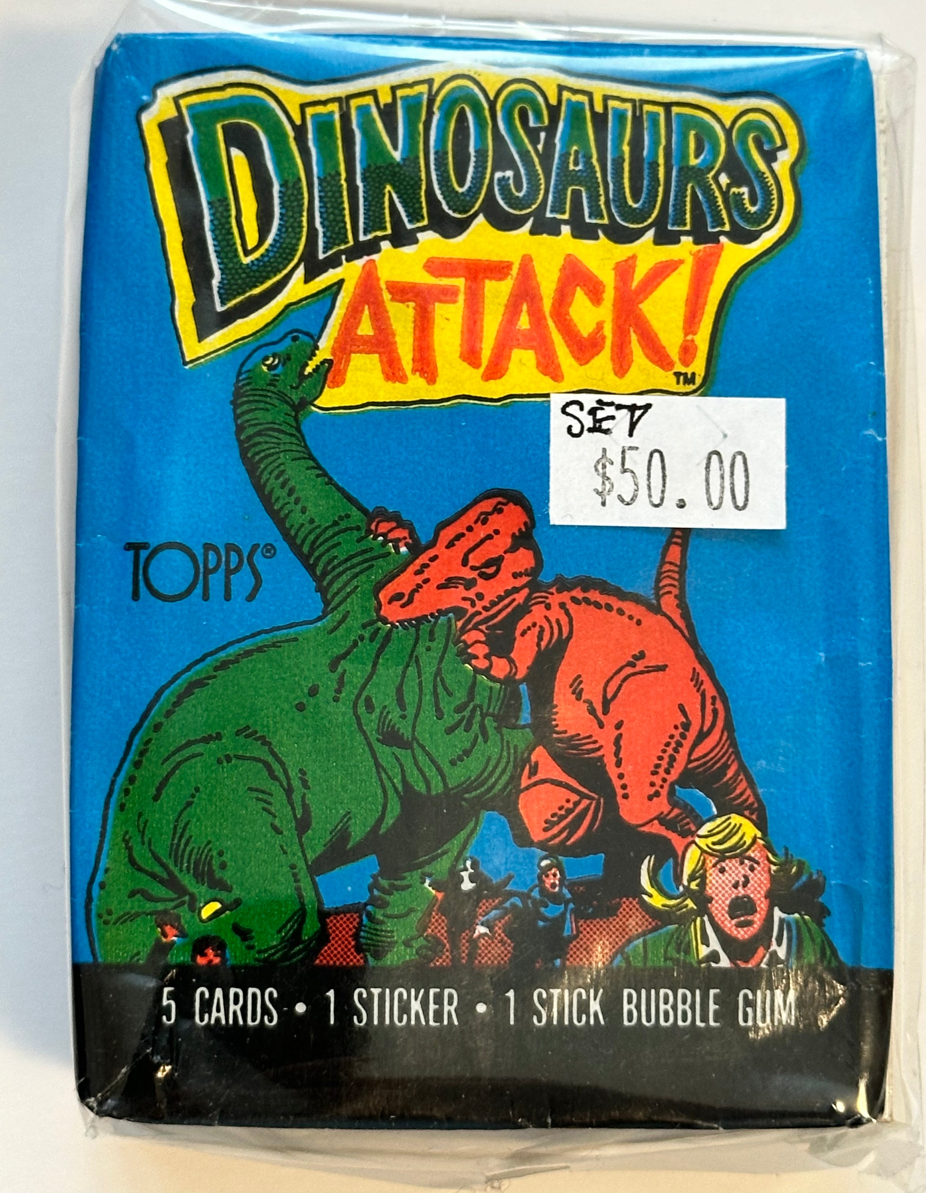 Dinosaurs attack, rare vintage card set 1988