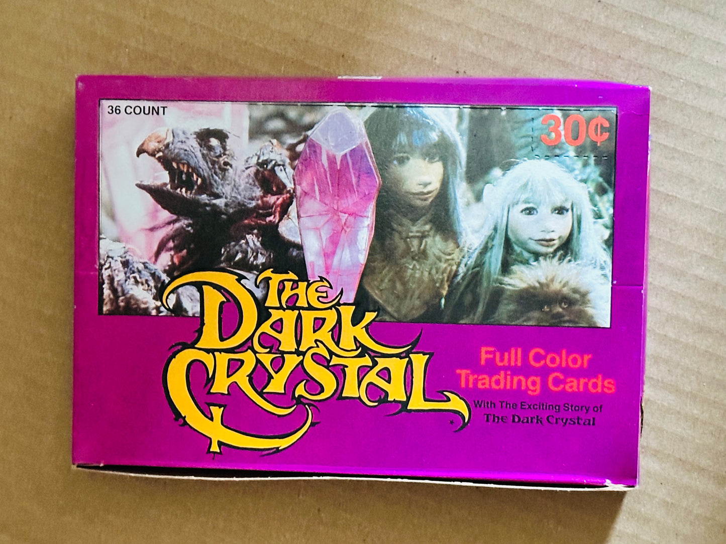 Dark Crystal movie cards 36 packs box 1982