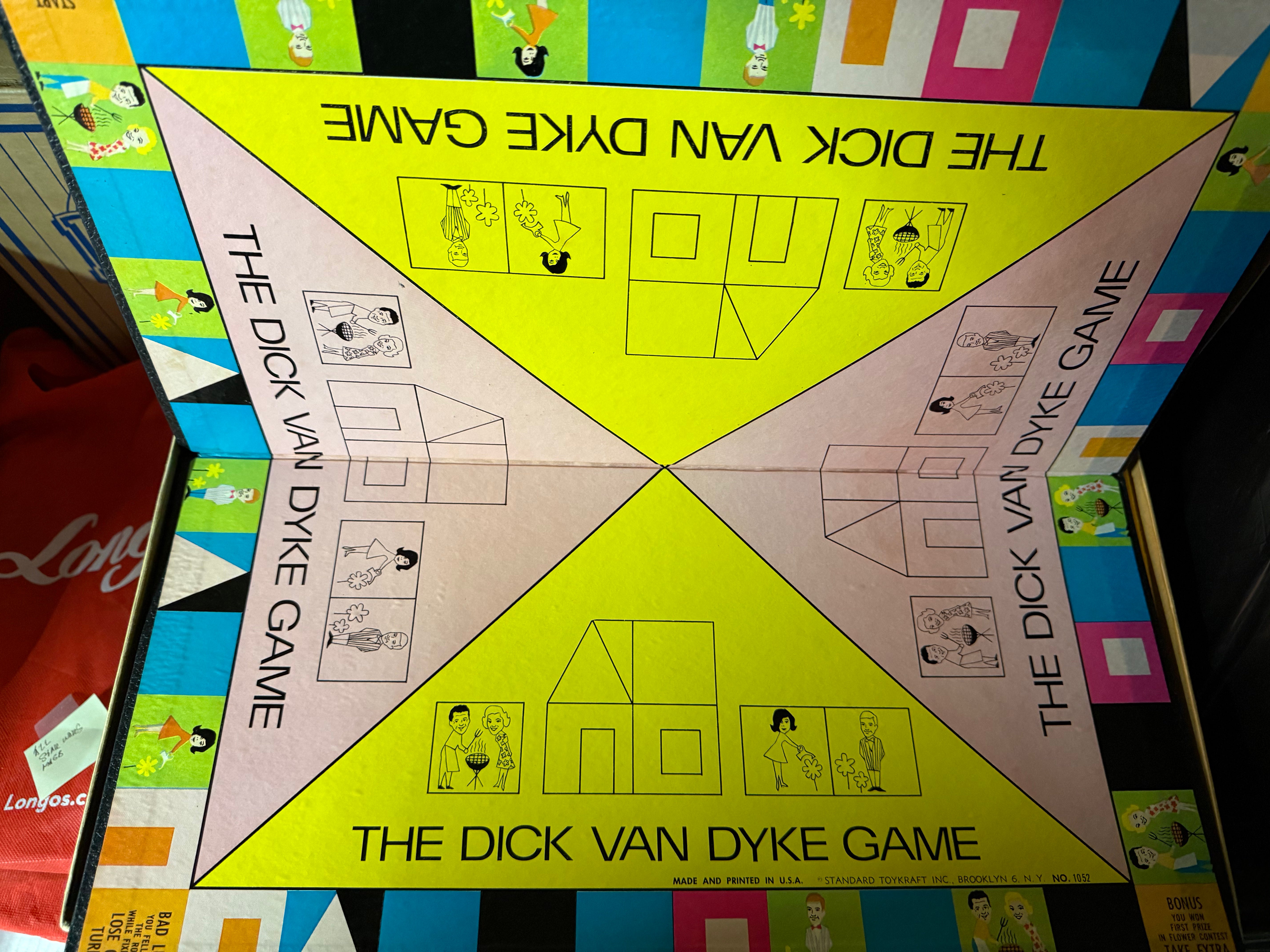 Dick Van Dyke TV show rare boardgame 1964