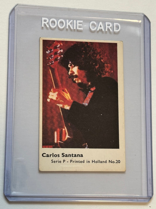 Carlos Santana rare rockstar rookie card 1969