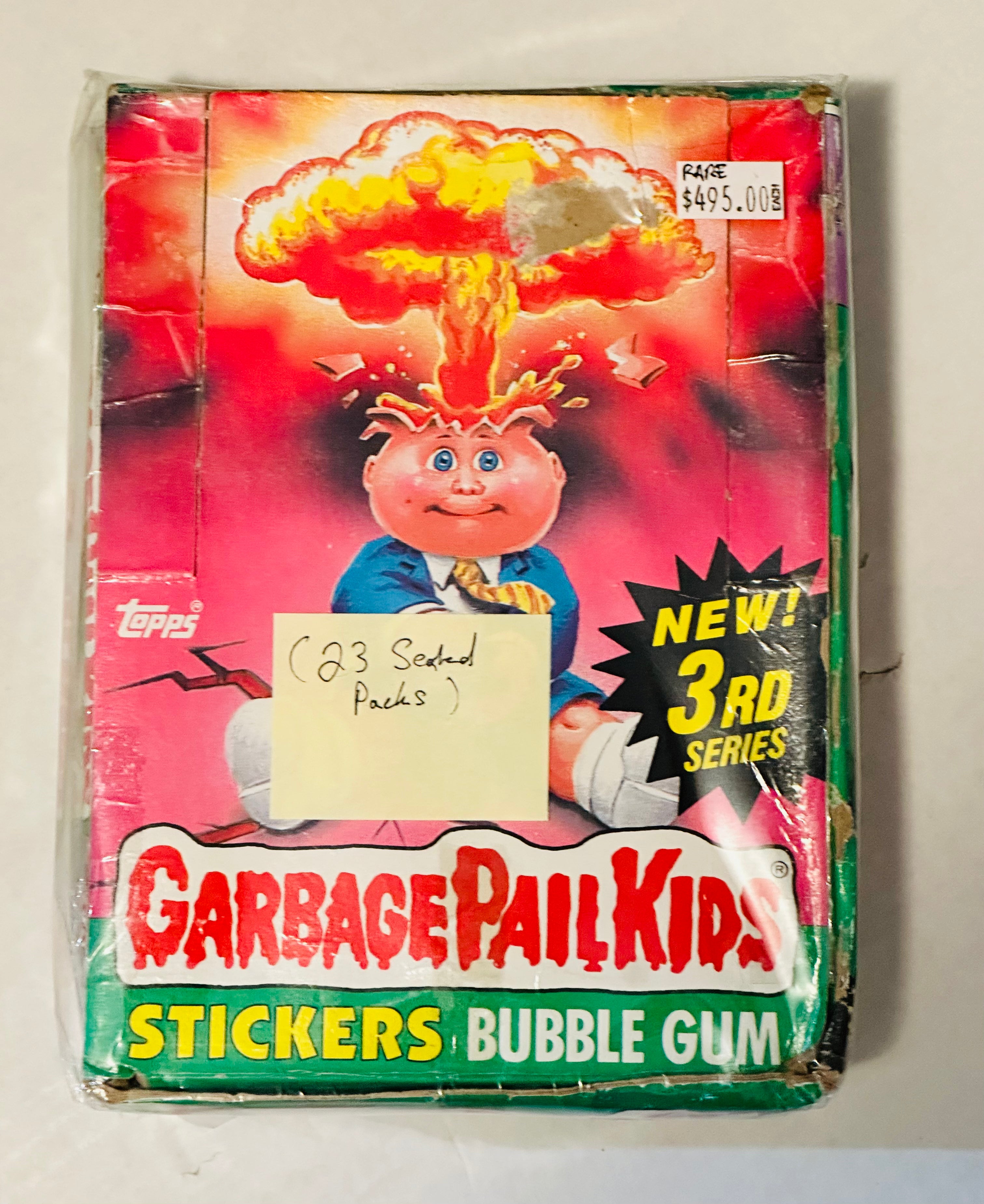 Garbage Pail Kids series 3 rare 23 sealed packs cards box 1985
