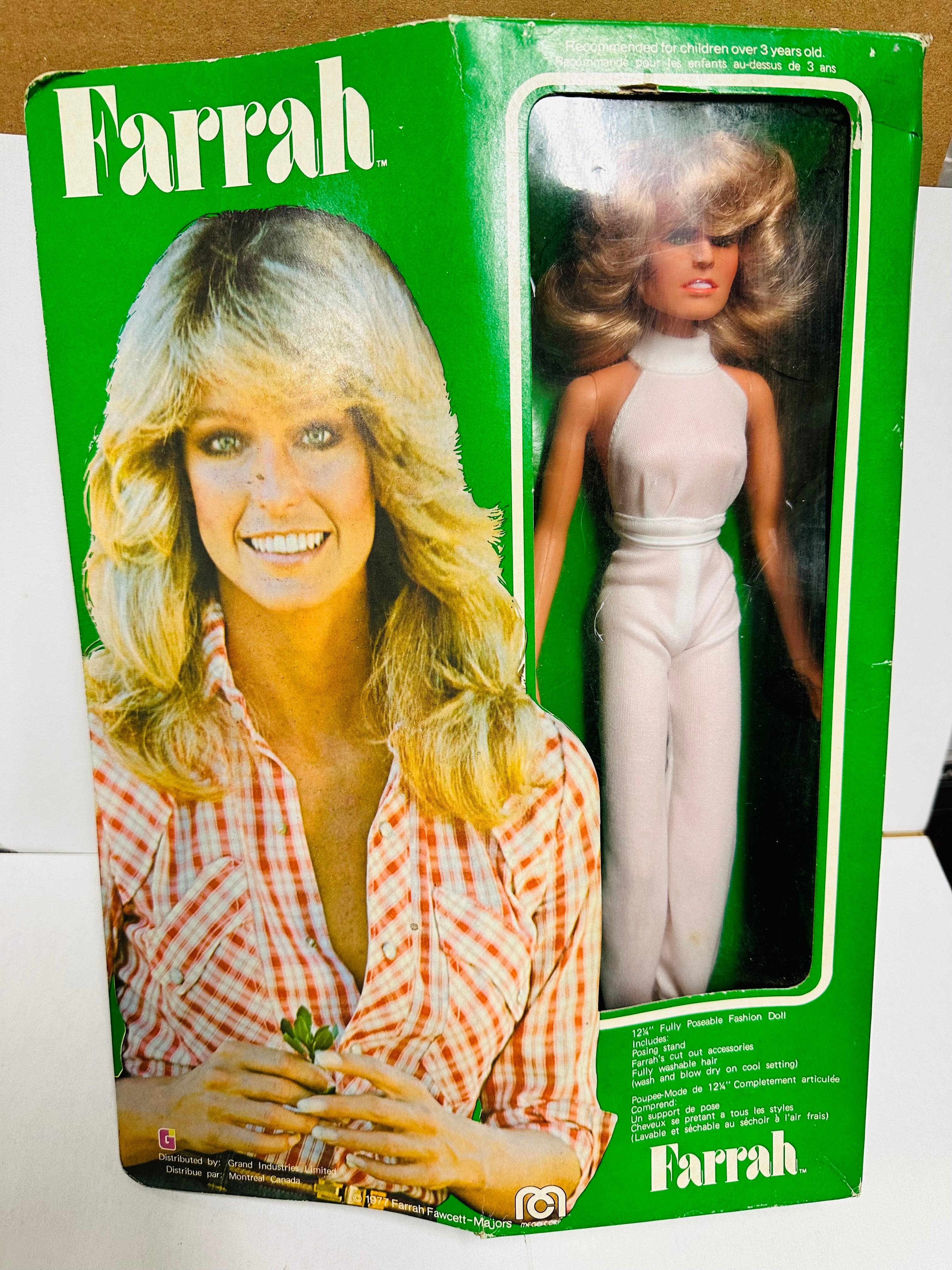 Farrah Fawcett, rare toy figure in Box, 1977