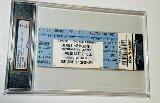 Alanis Morissette jagged little pill tour graded concert ticket 2005