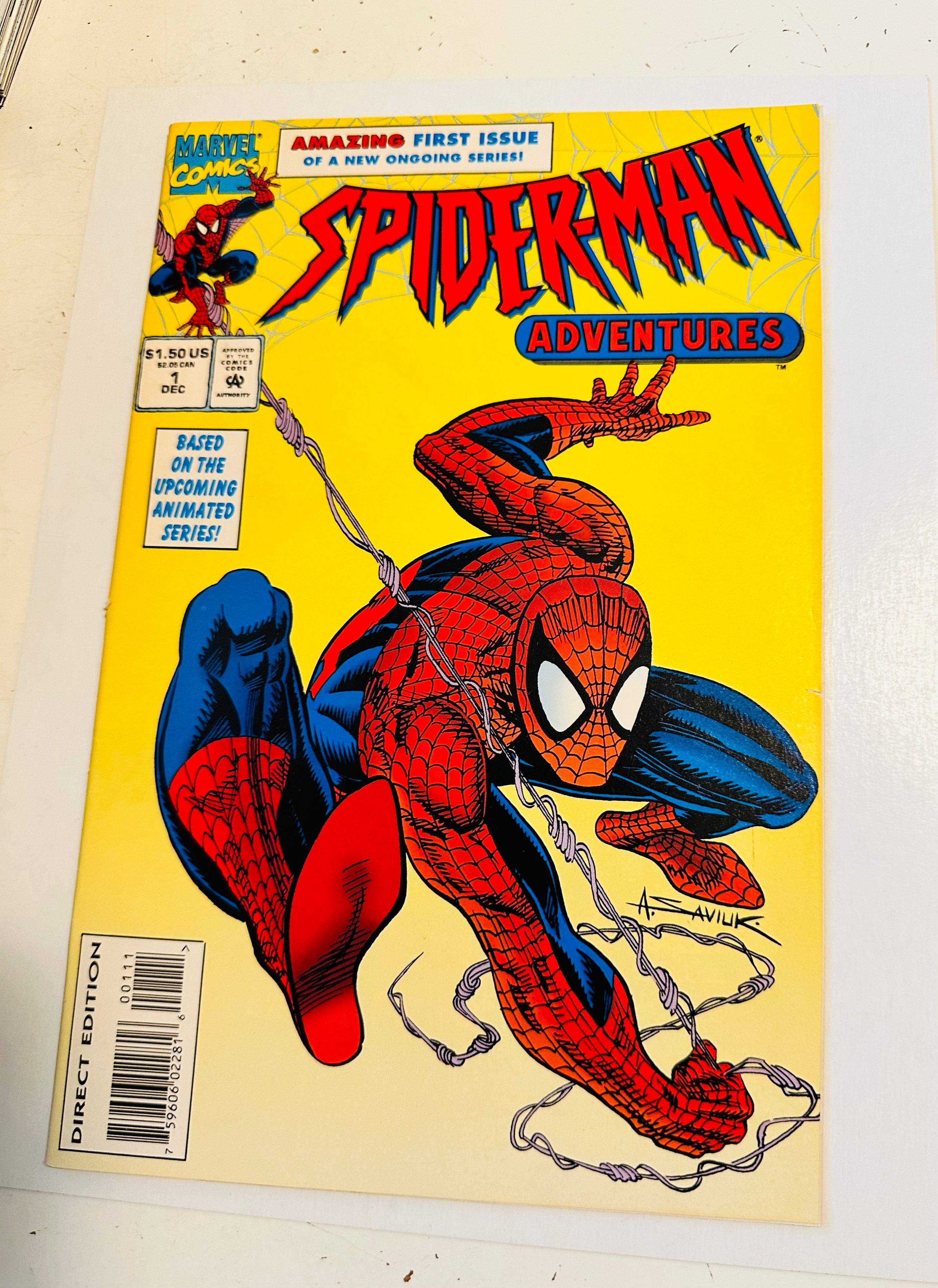 Spider-Man adventures number one direct newstand high-grade condition, comic book 1994