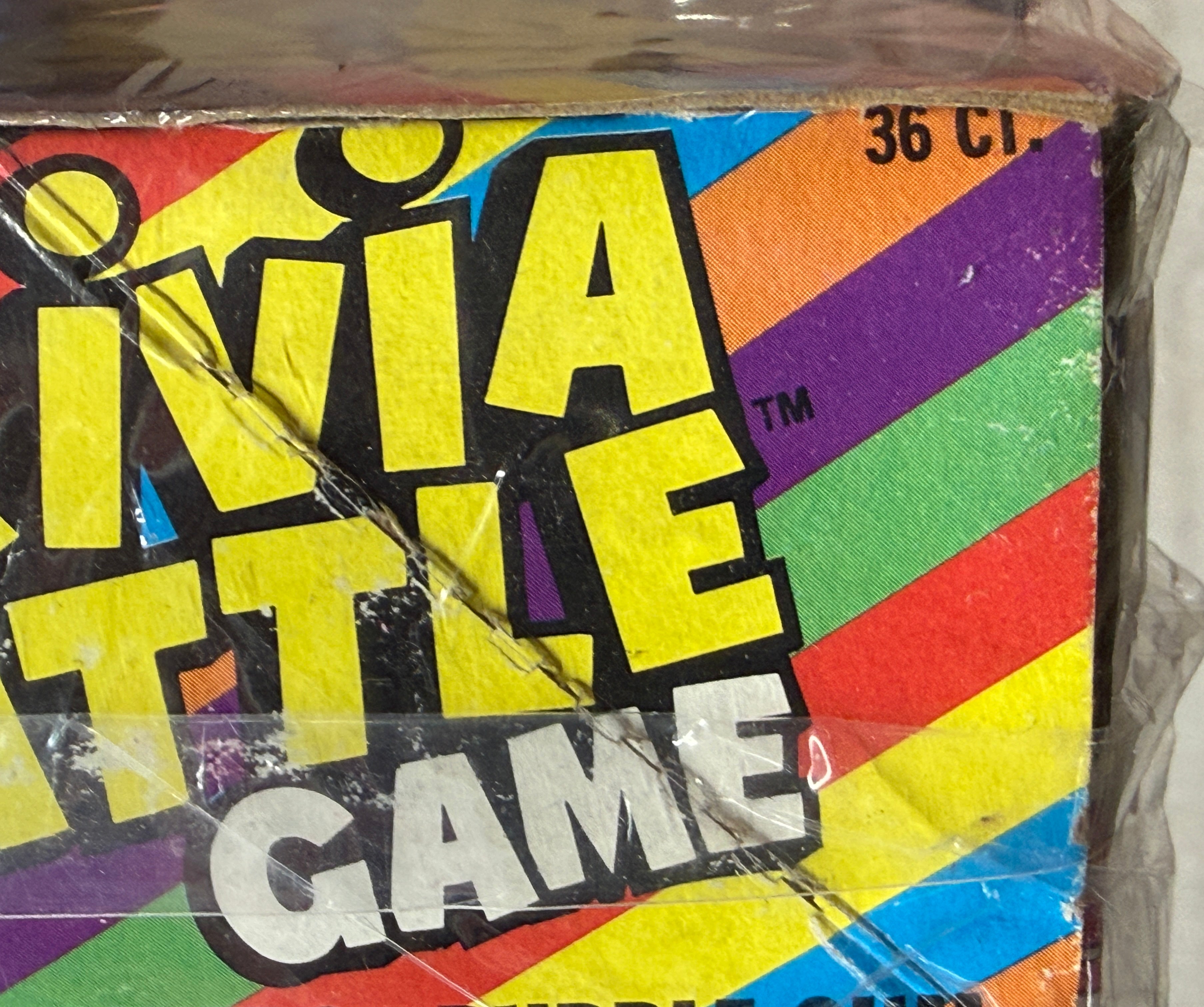 Trivia battle game Cards full box 1984
