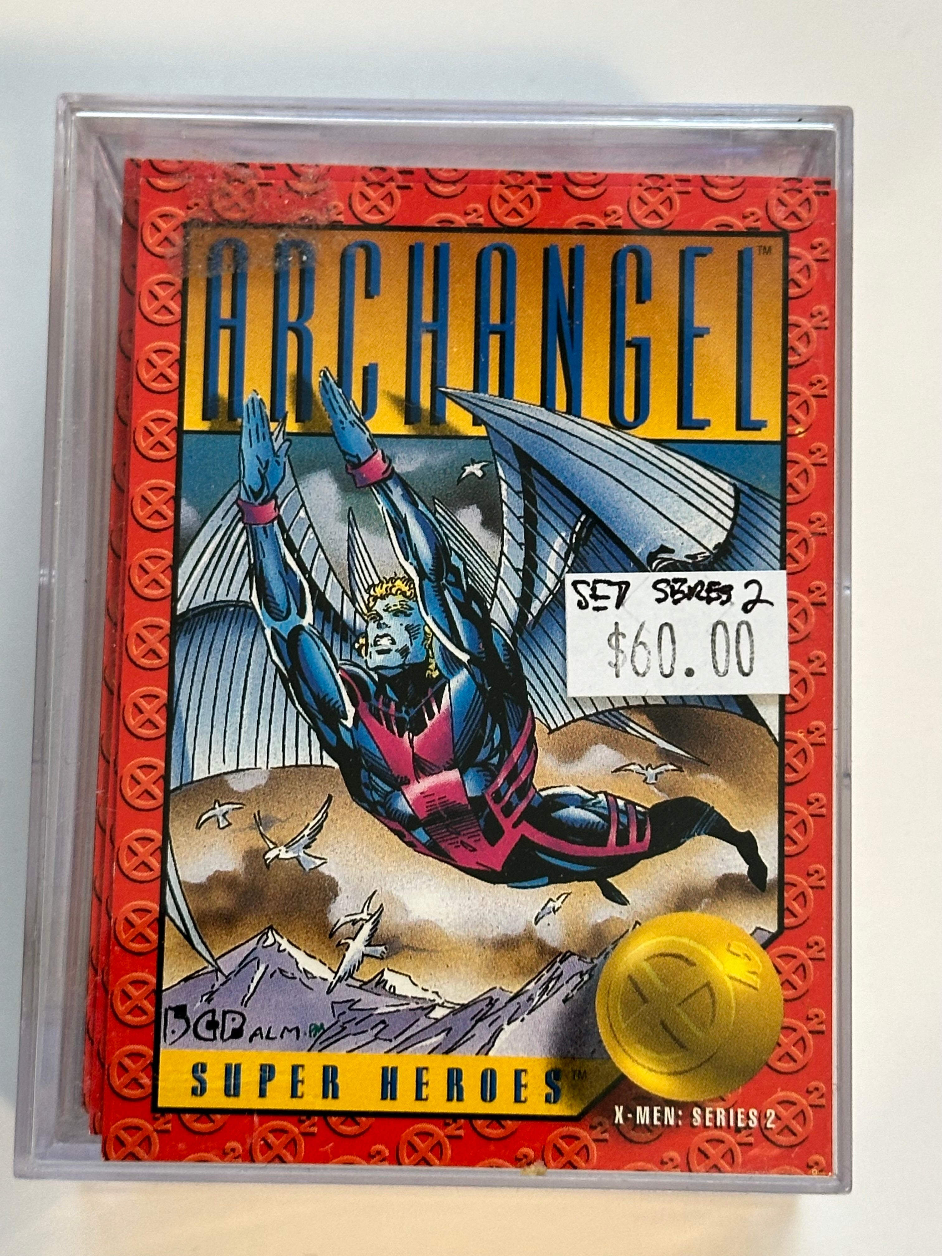 X-Men series 2 high-grade condition cards set 1992