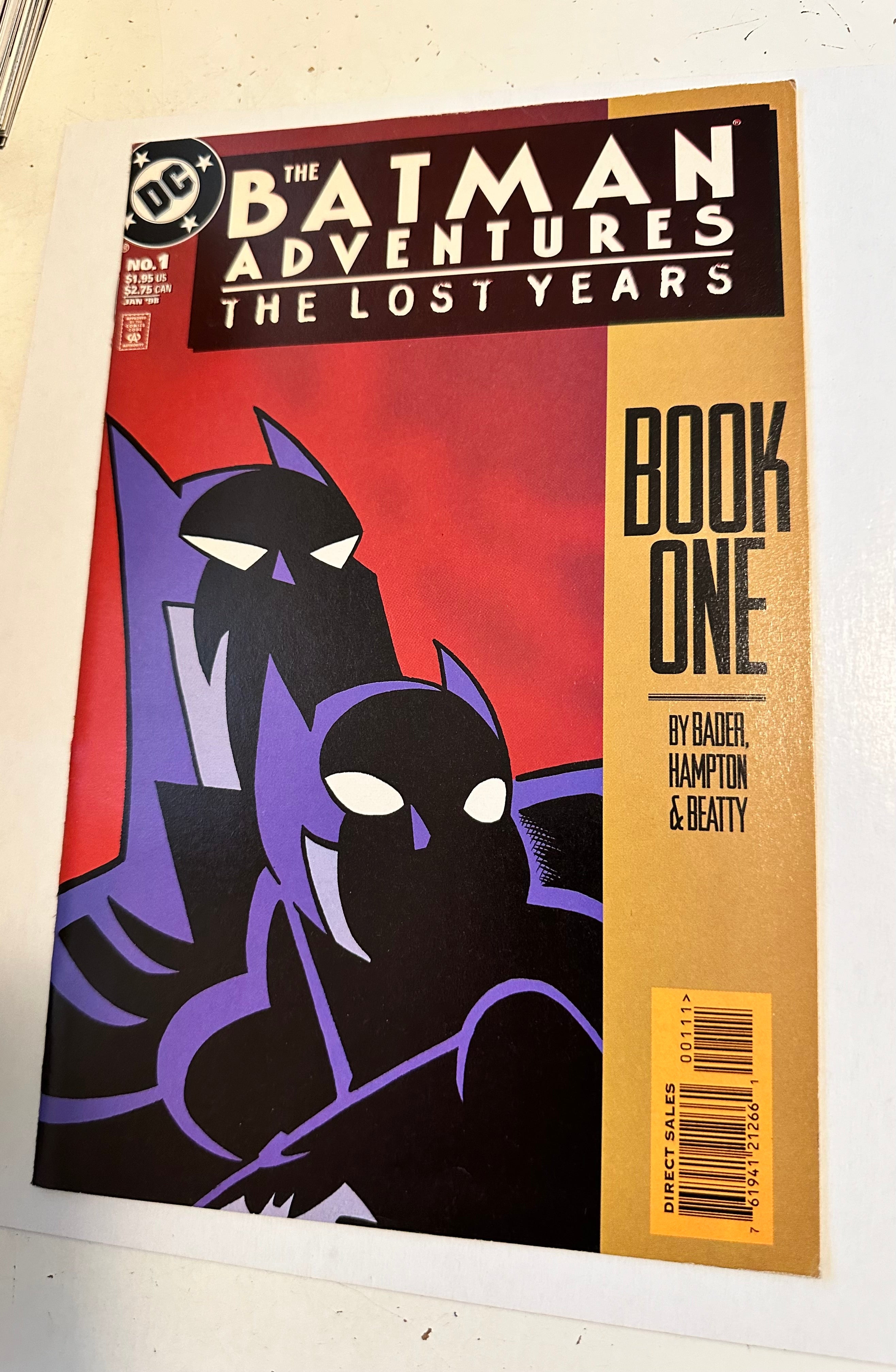 The Batmanadventures , lost year’s book one VF condition, 1998