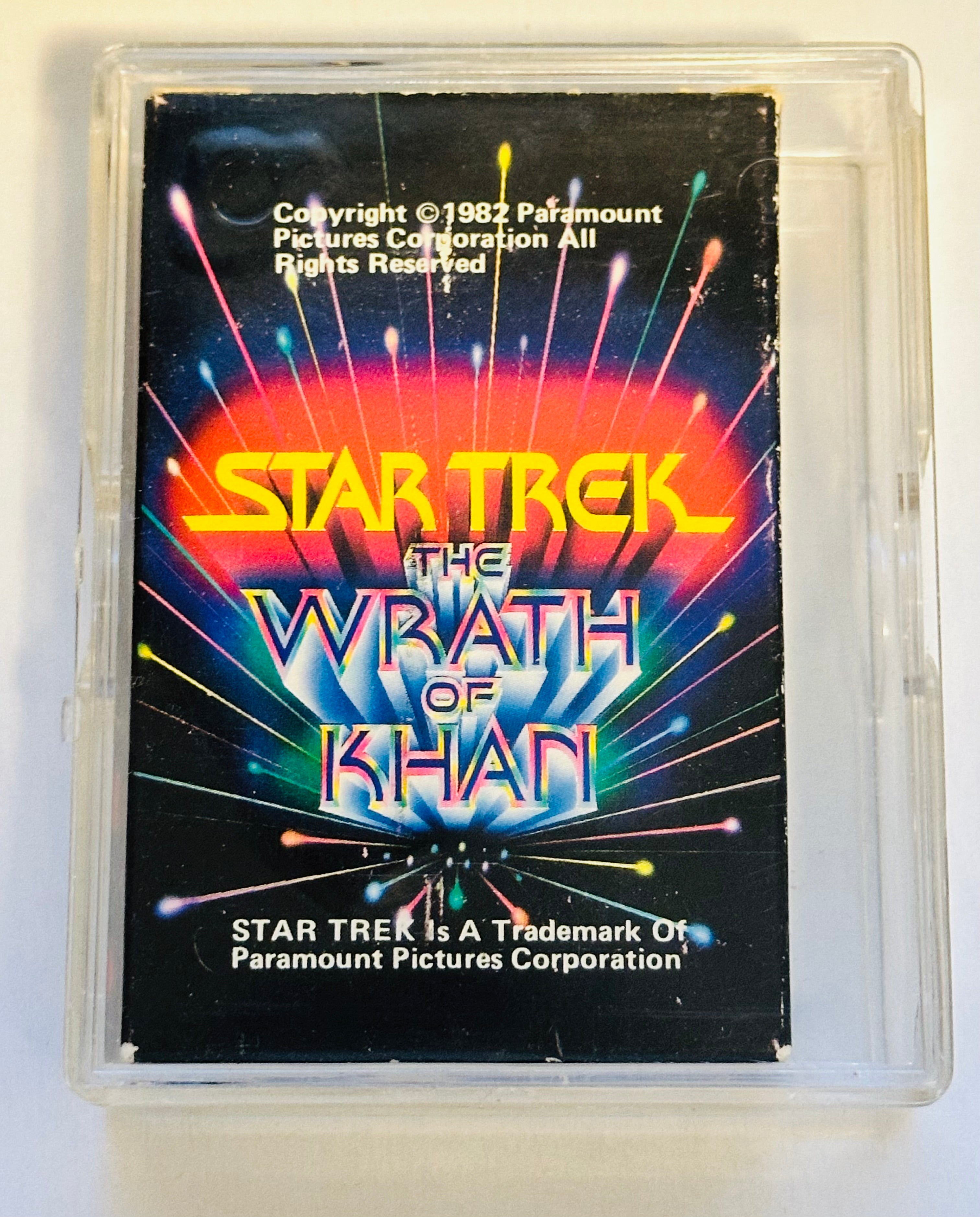 Star Trek wrath of Khan movie limited issued playing card deck 1982