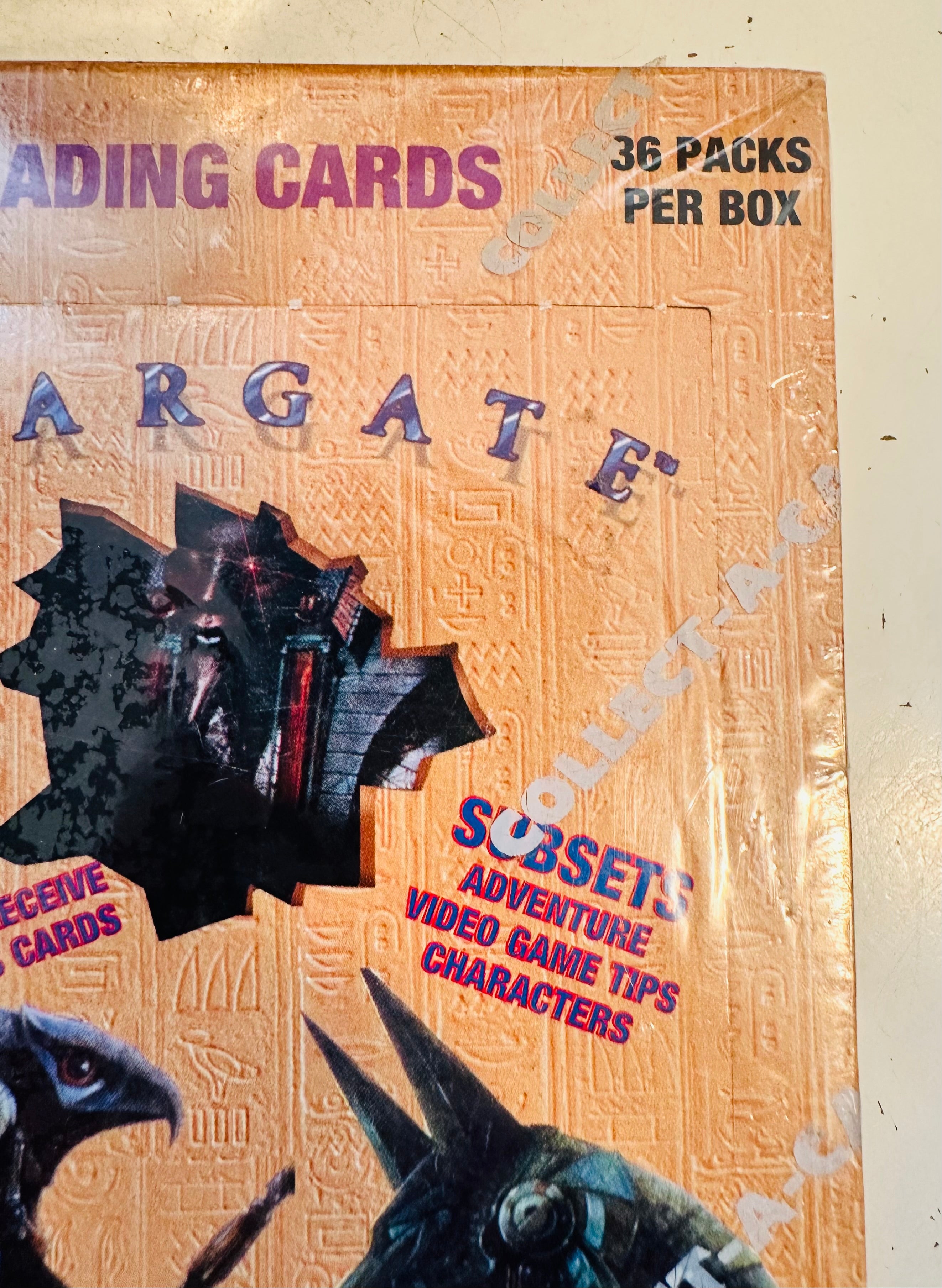Stargate rare original movie cards factory seal box