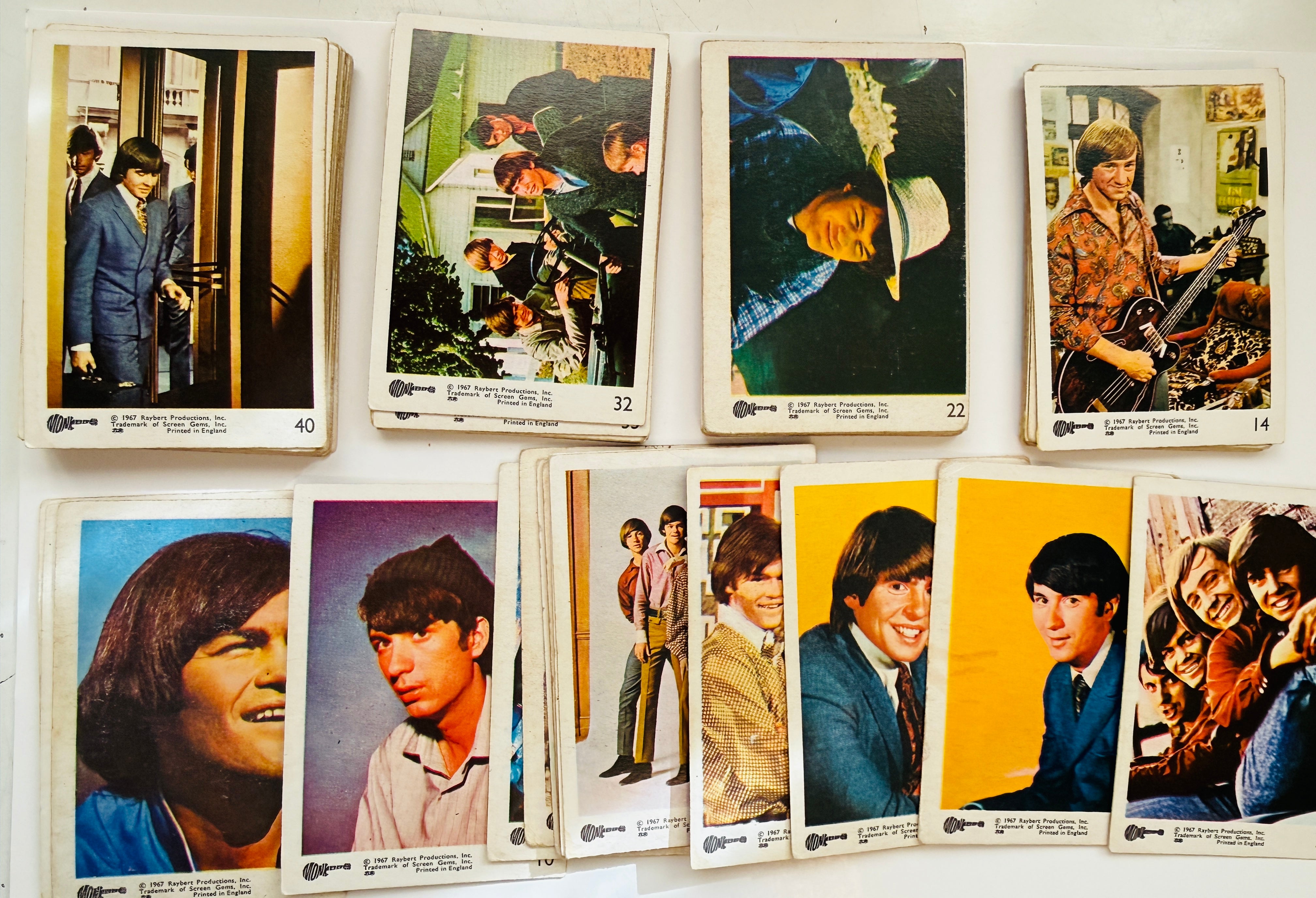 The Monkees TV show rare UK complete vintage cards set 1967