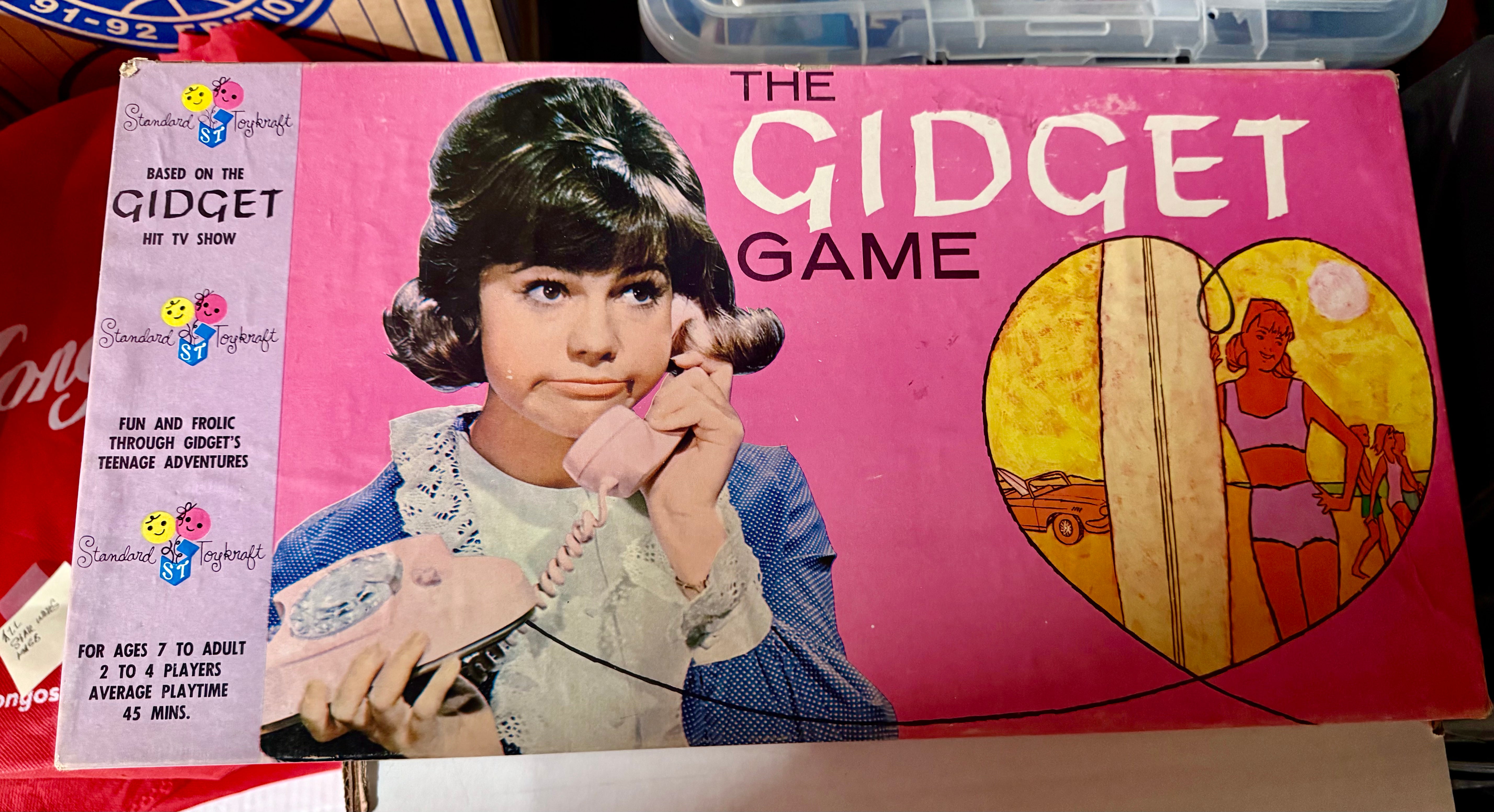 Gidget TV show rare Board game 1965