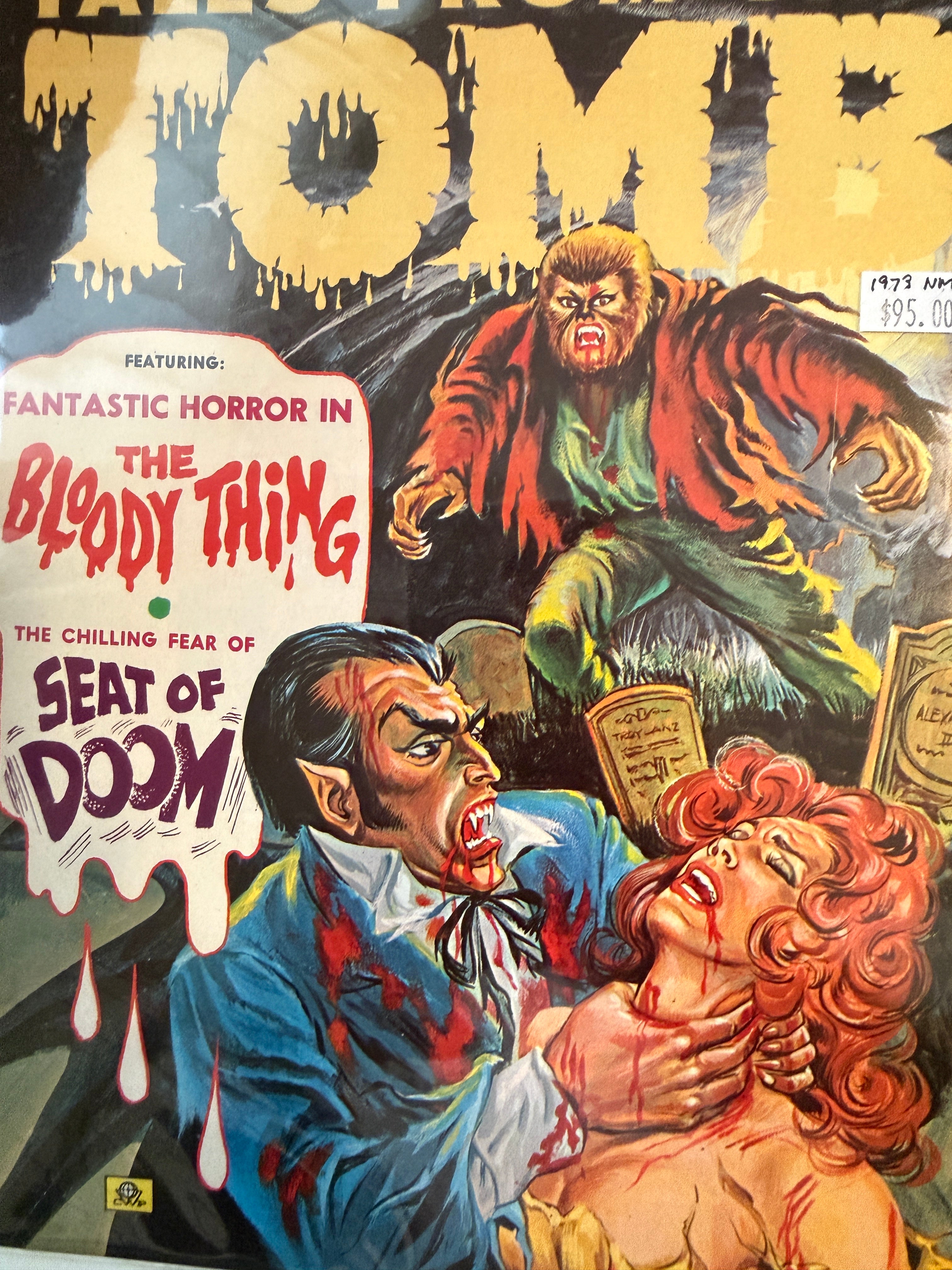Tales from the Tomb Horror comic book magazine May 1973