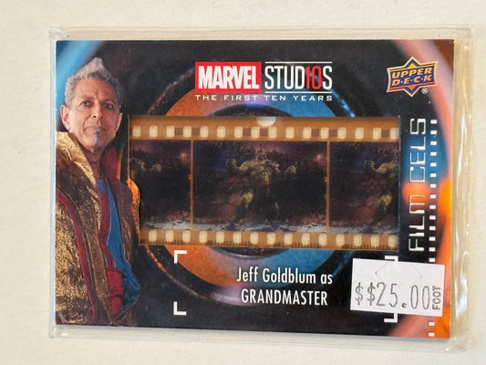 Thor movie rare Jeff Goldblum memorabilia film insert card