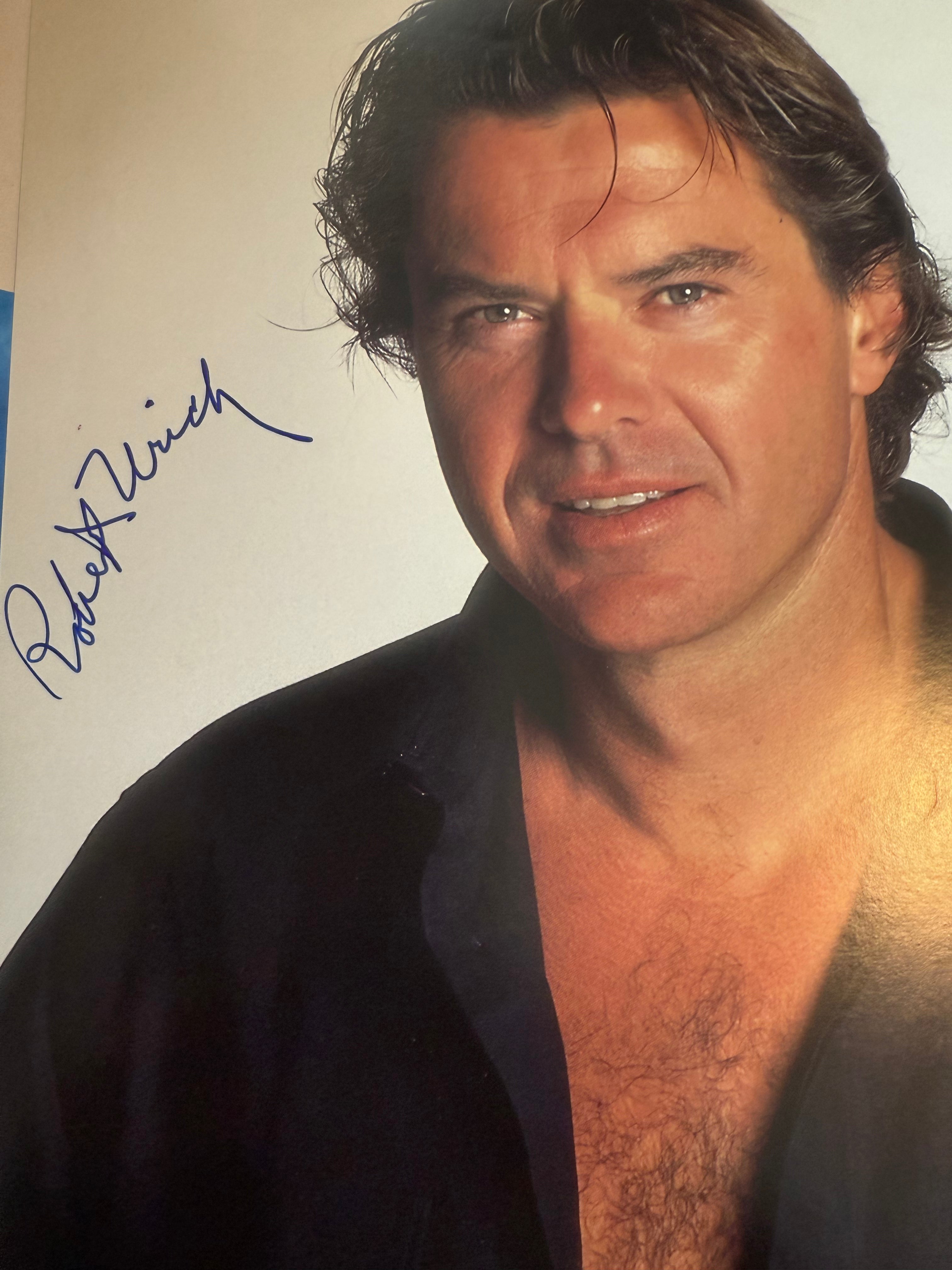 Robert Urich rare autograph 8x10 photo with COA