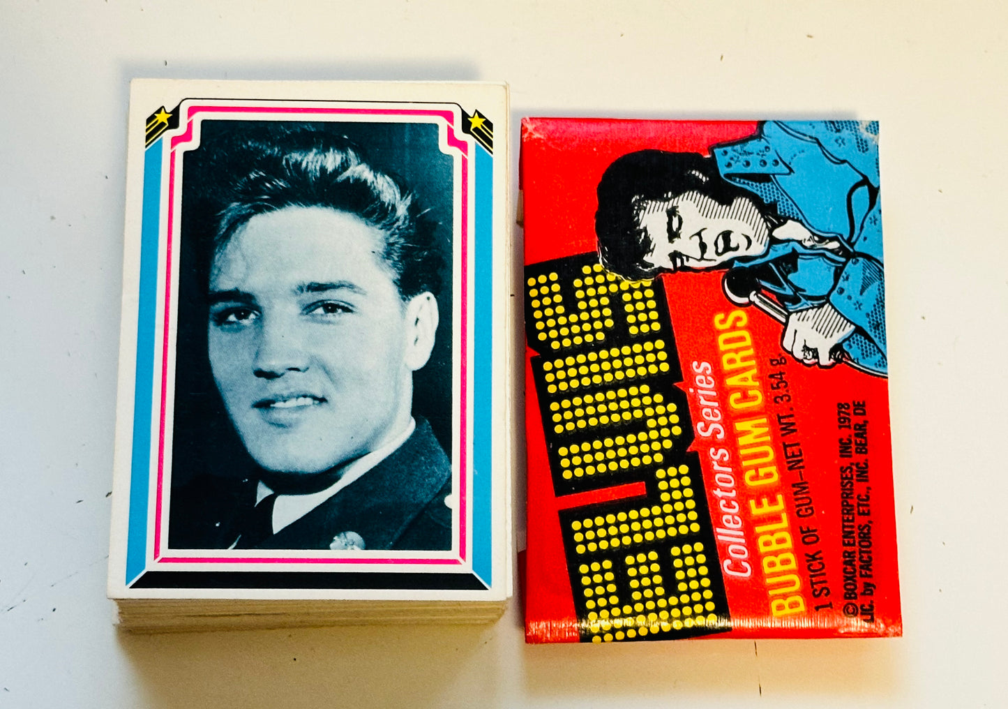 Elvis Donruss cards set with wrapper 1978