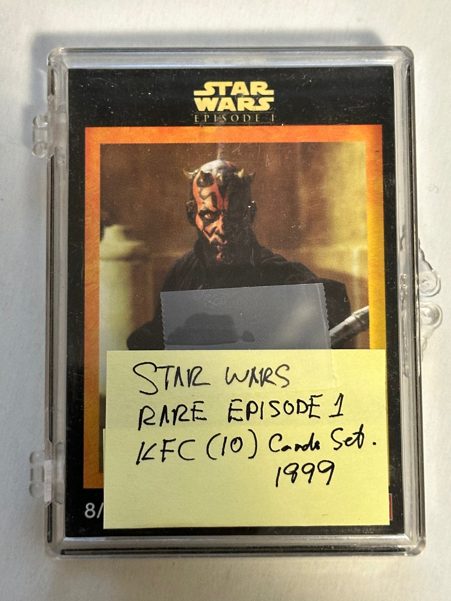 Star Wars Episode 1 KFC rare insert cards set 1999