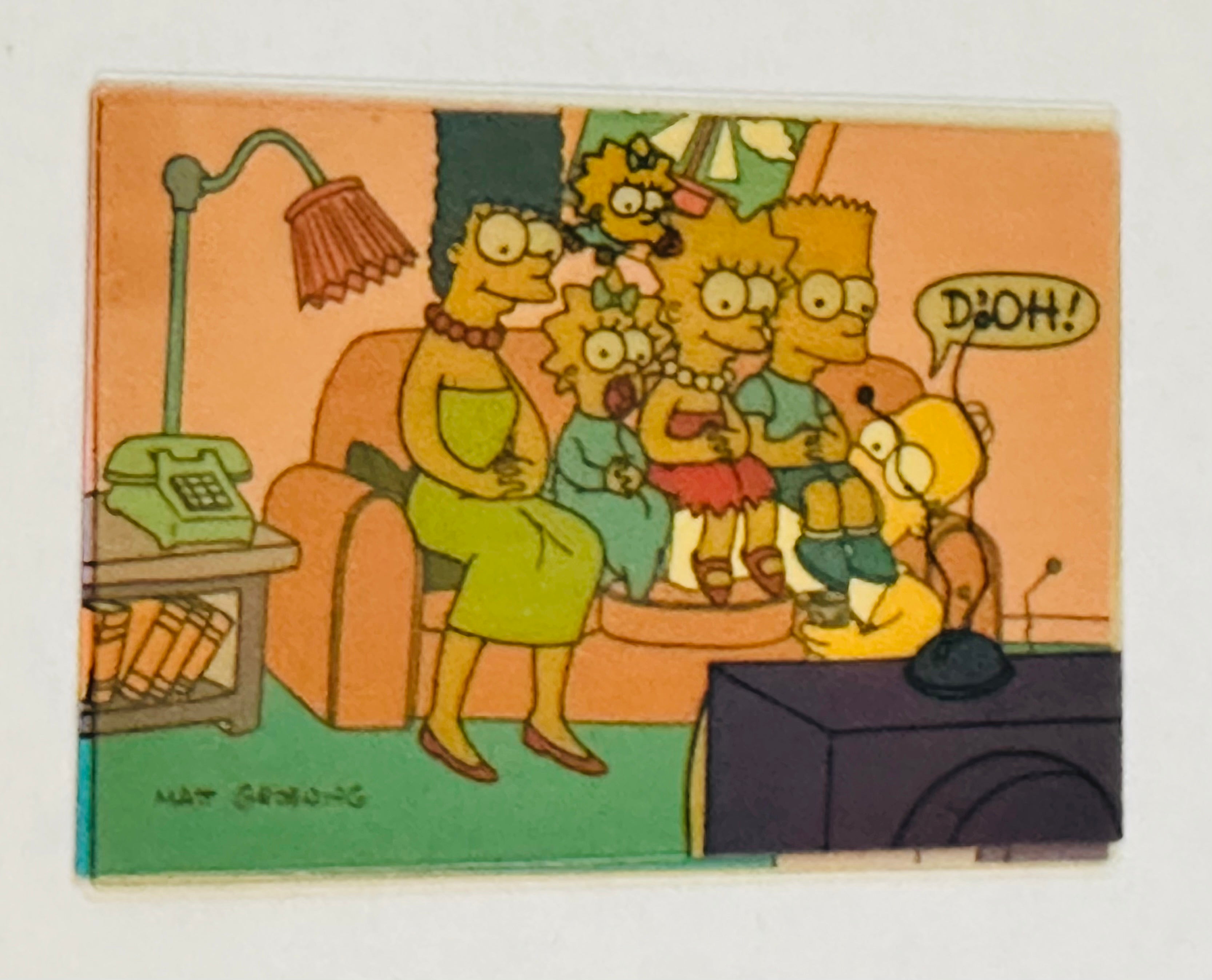 The Simpsons rare 3 insert film cards set 1993