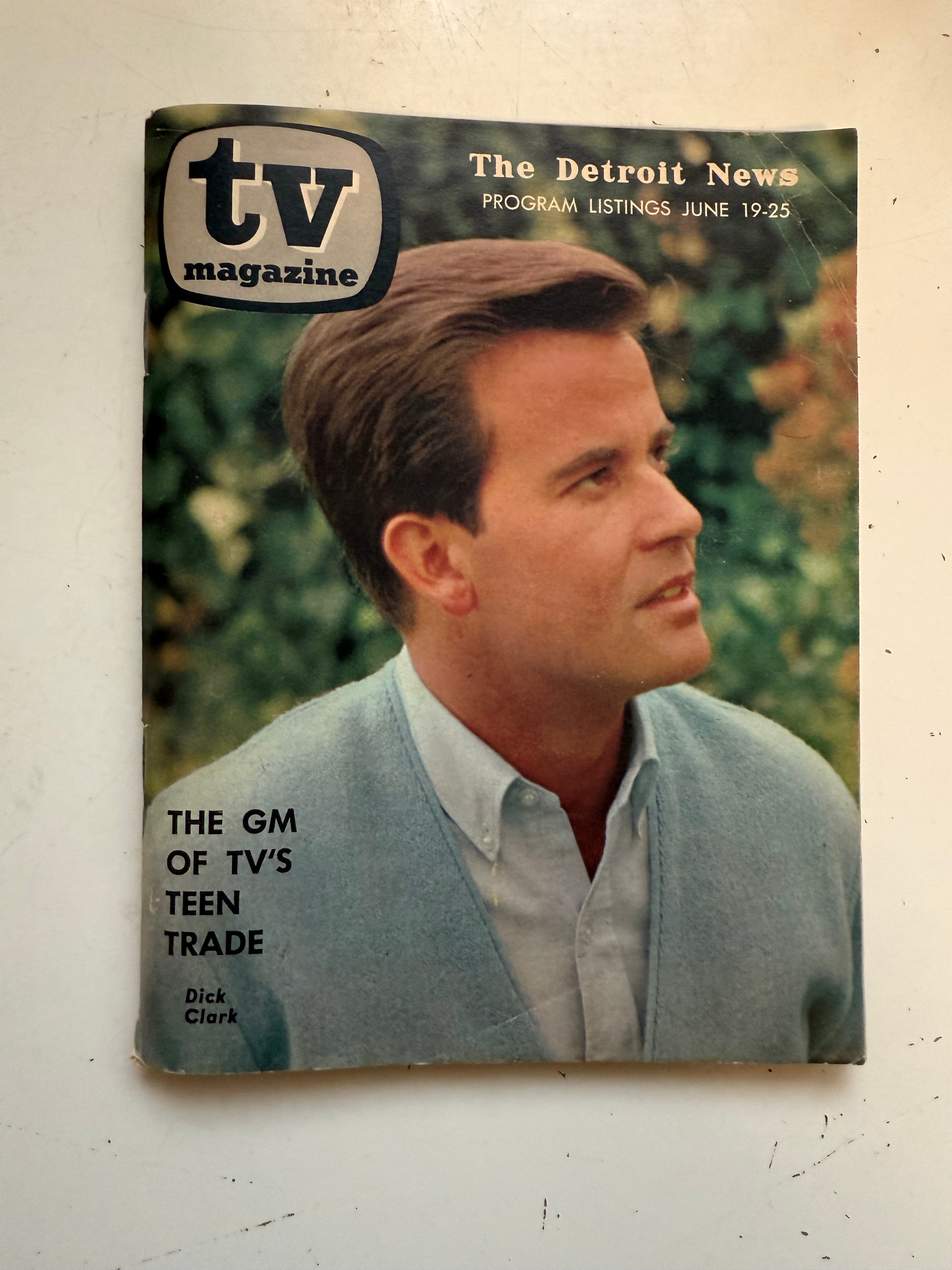 Dick Clark vintage TV guide 1966