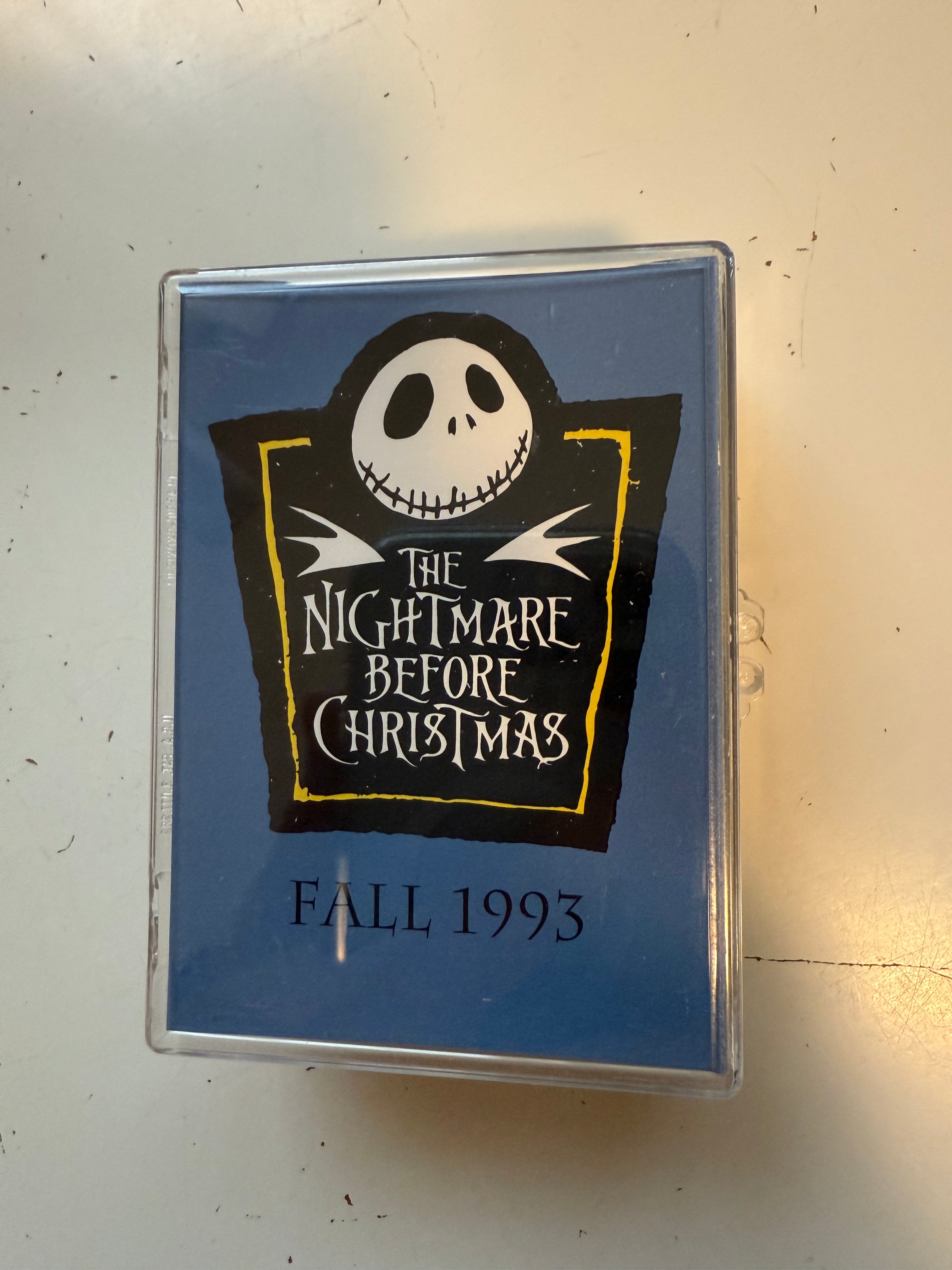 Nightmare before Christmas movie cards set 1993