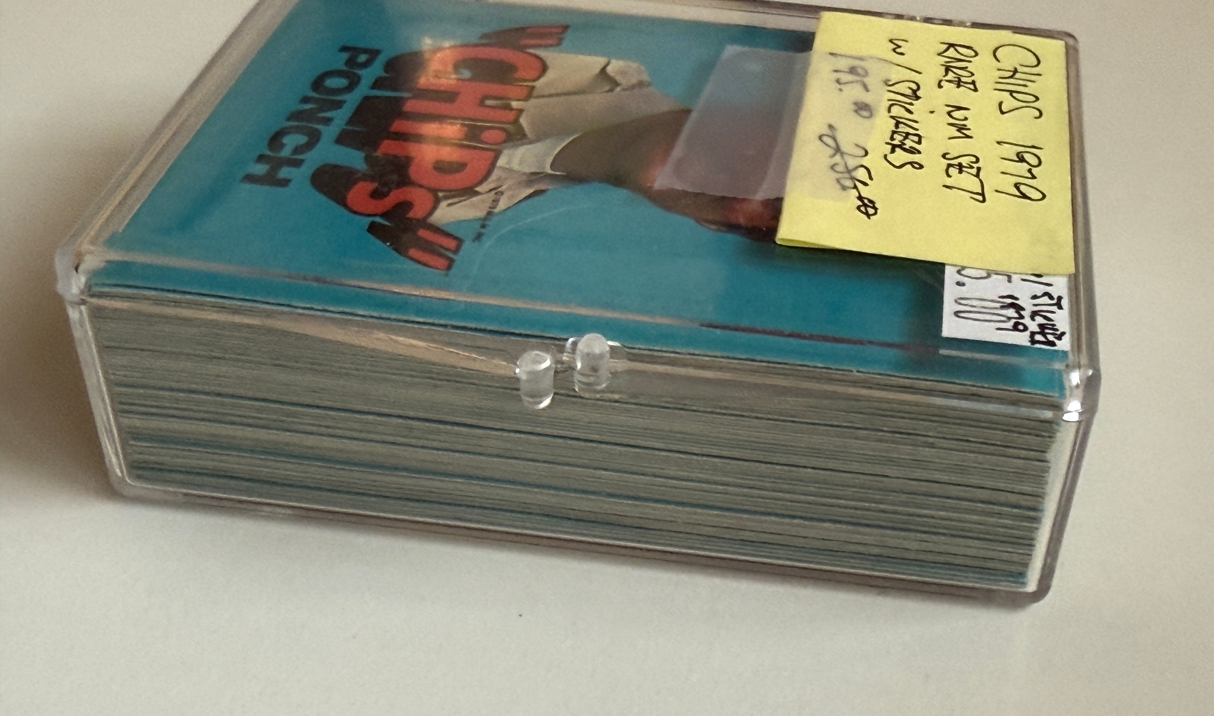 Chips TV show rare sticker cards set 1979