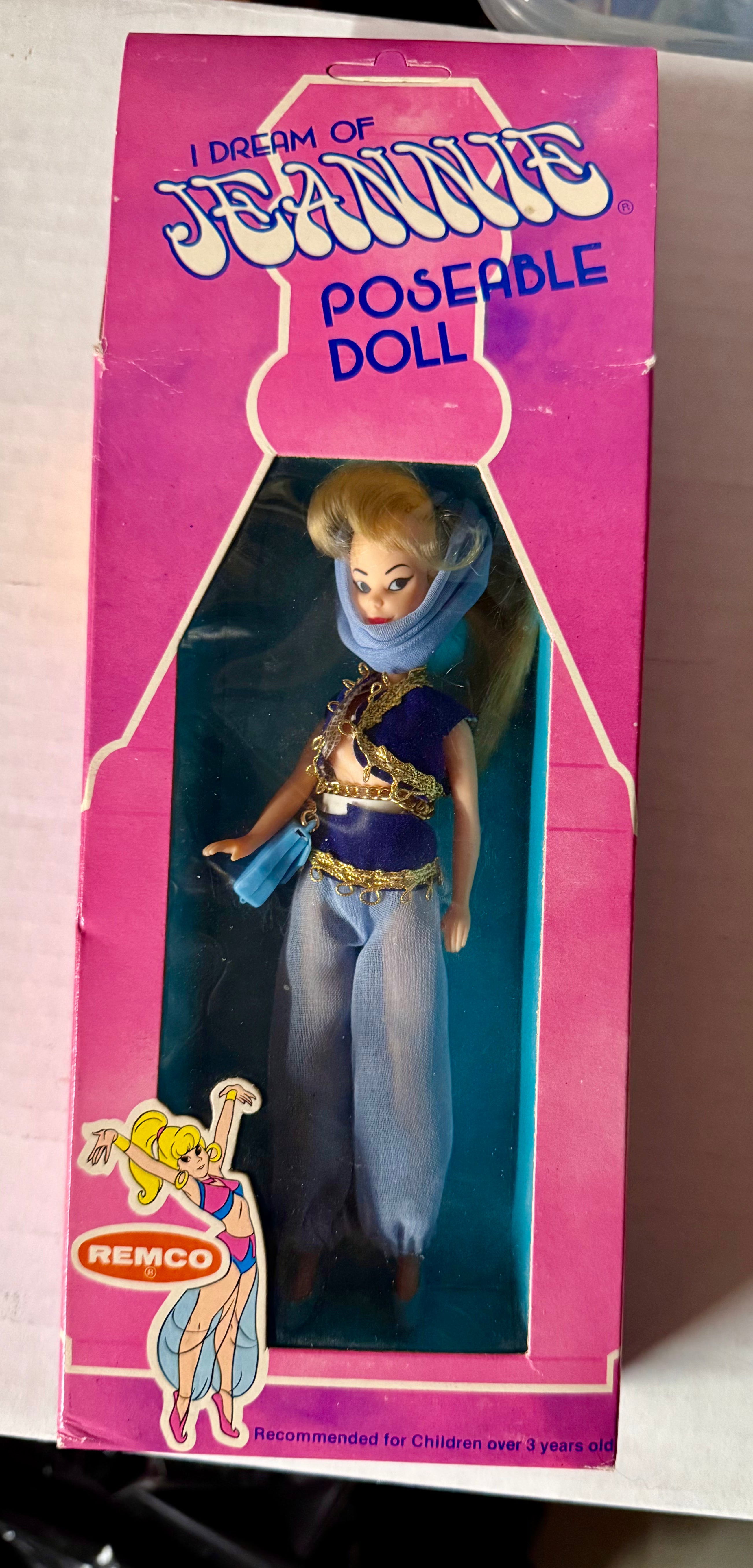 I dream of Jeannie TV show rare Remco toy doll in box 1977