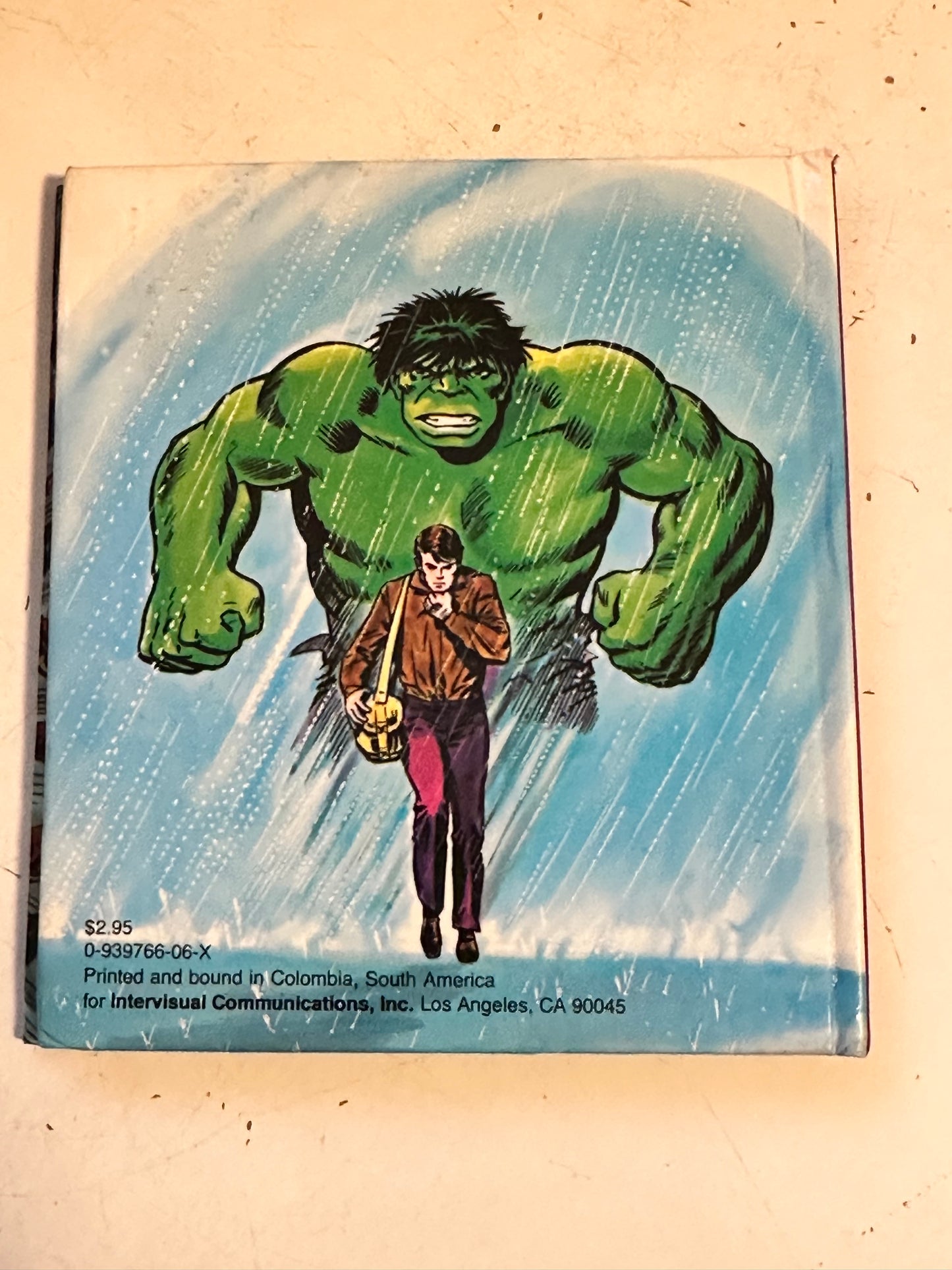 Incredible Hulk Marvel rare pop up comic book 1982