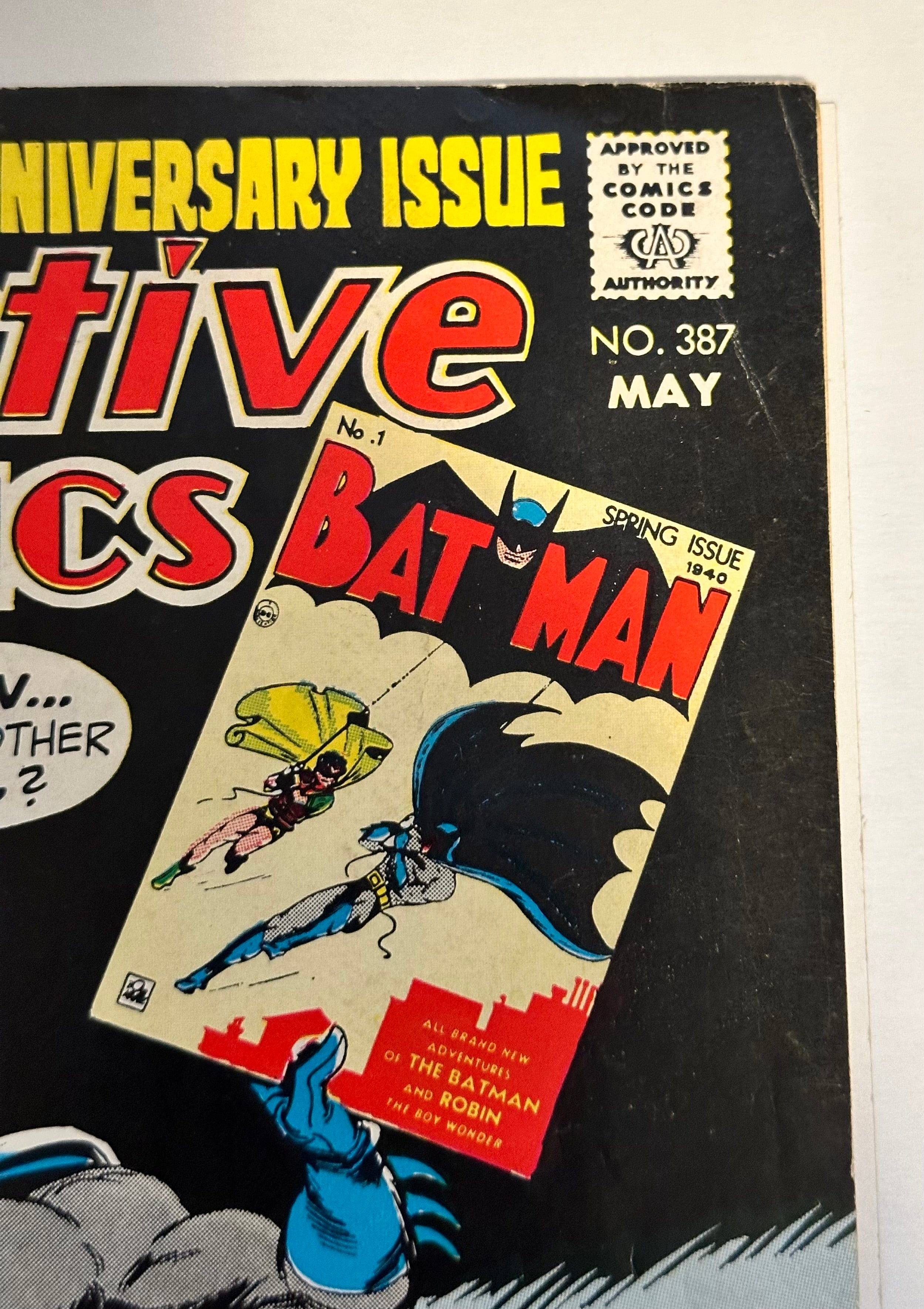 Detective comics#387 anniversary issue 1969