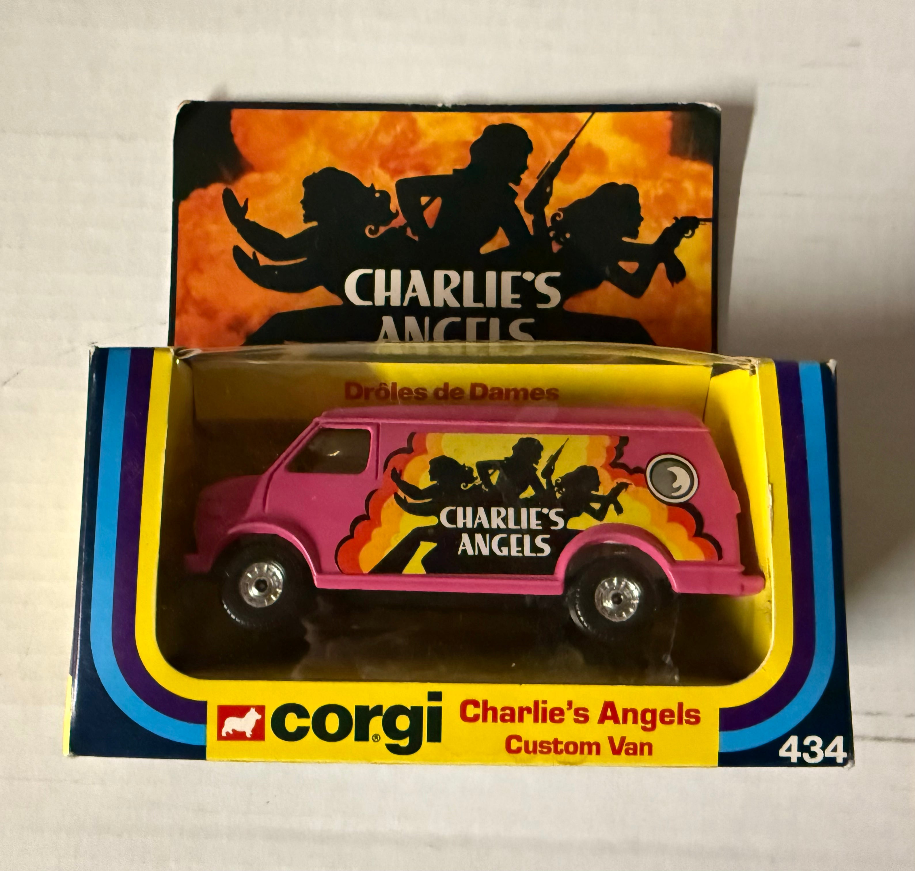 Charlie’s Angels TV show corgi van in sealed box 1977