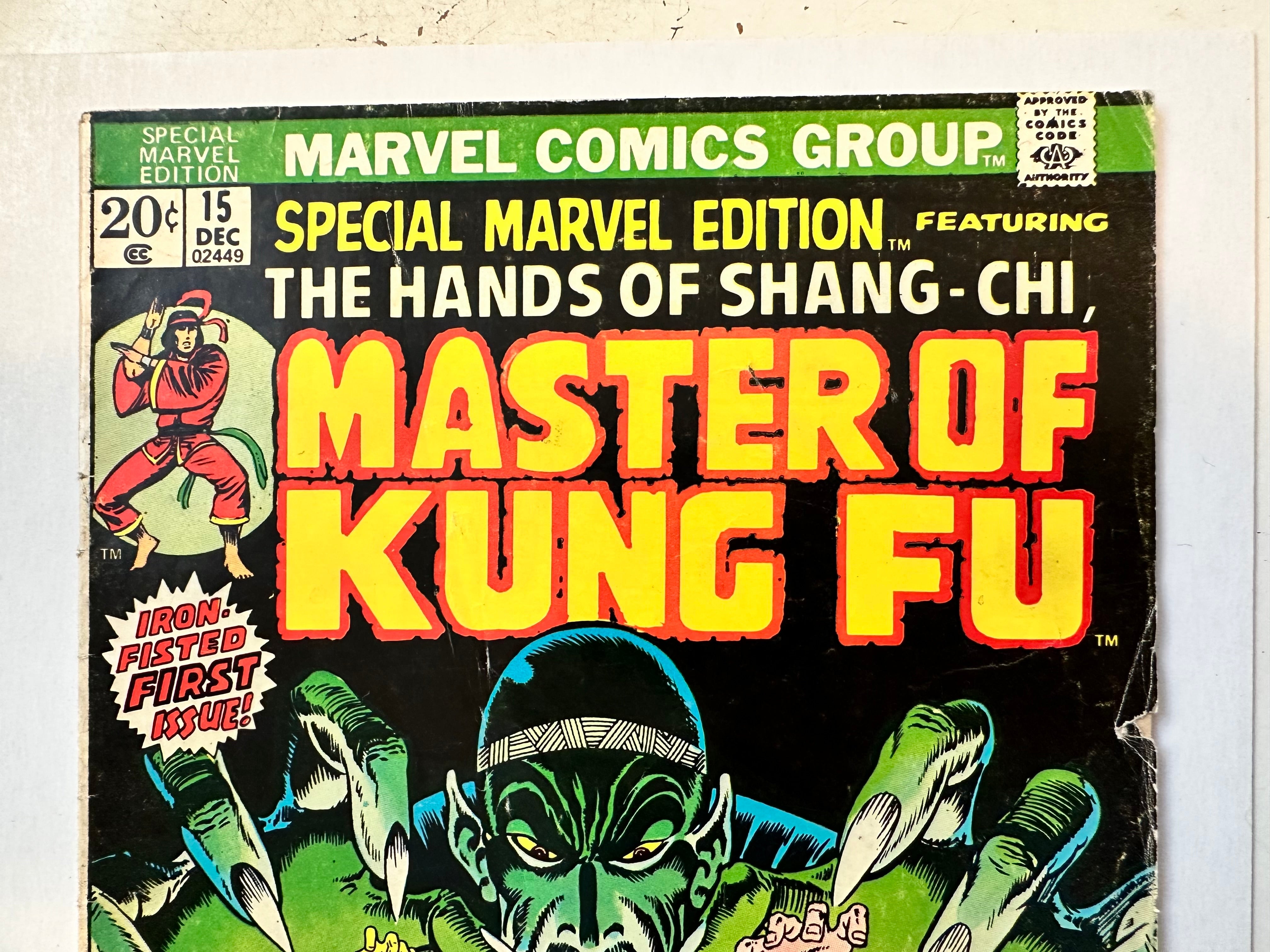 Marvel, special edition #15 Master of kung fu, first appearance of Shang Chi!
