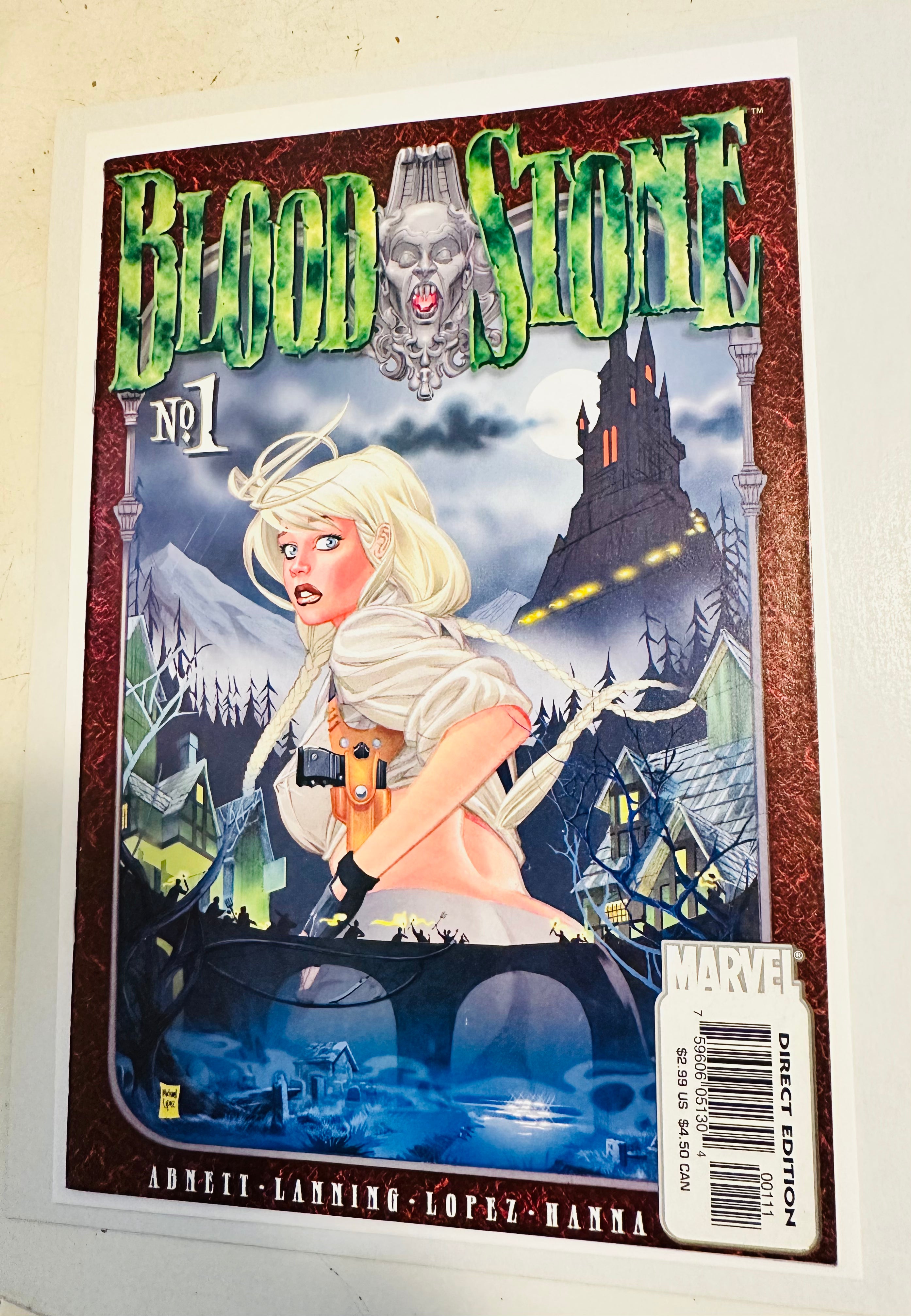 Blood Stone rare #1 high grade condition comic book 2001
