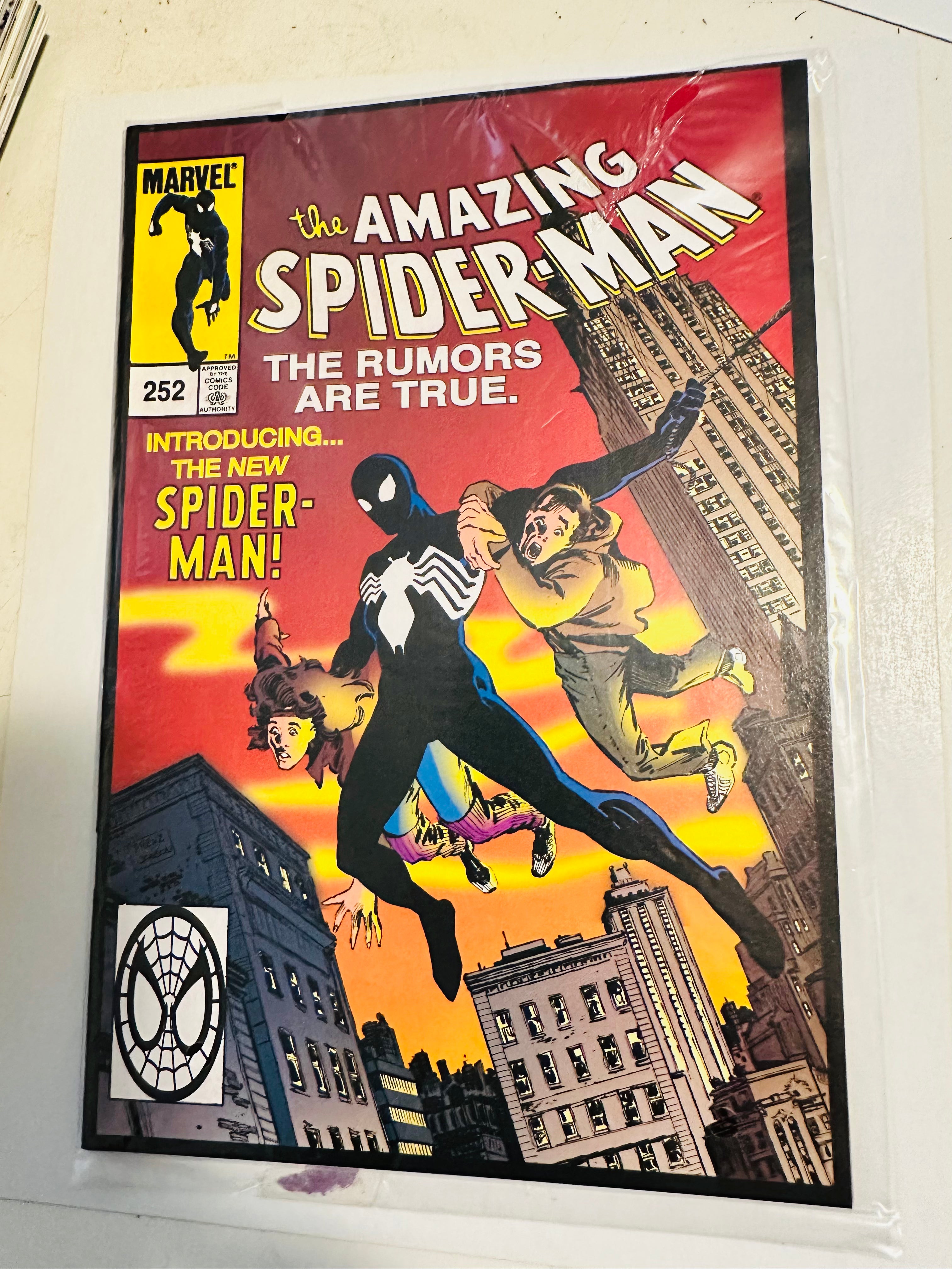 Amazing Spider-Man number 252 rare reprint comic book