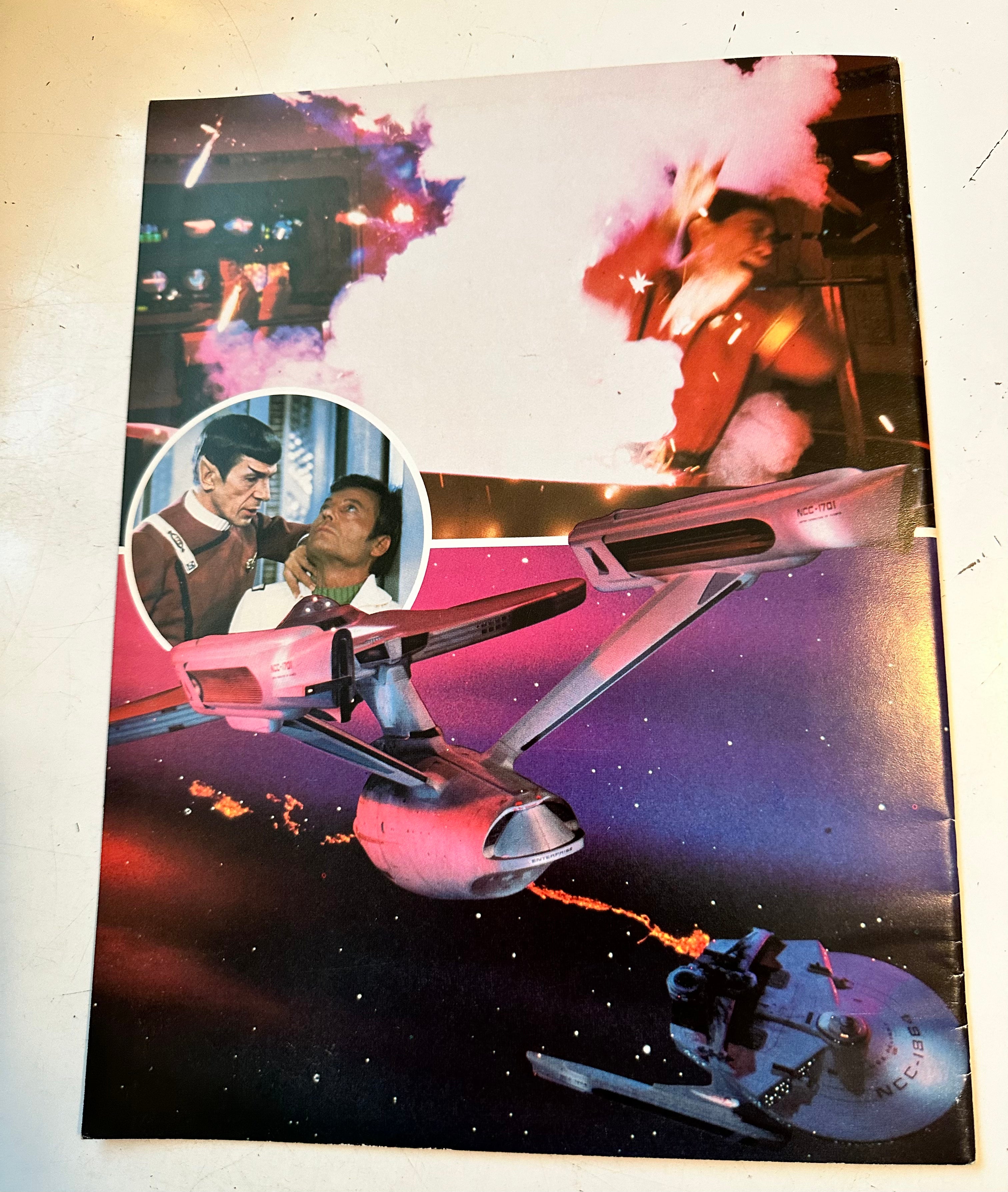 Star Trek wrath of Khan movie program 1982