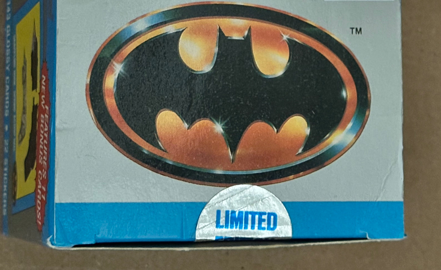 Batman movie 2nd series glossy cards set in box 1989