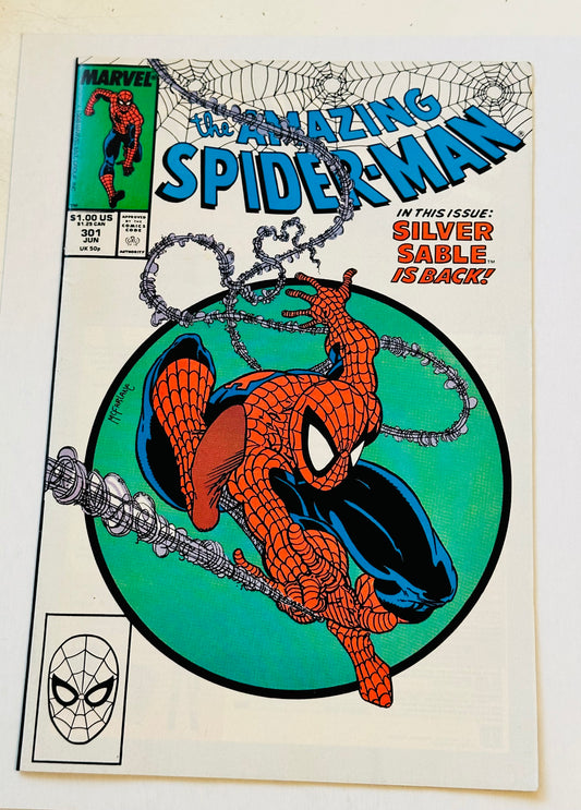 Amazing Spider-man #301 Vf/Nm high grade condition comic book 1988