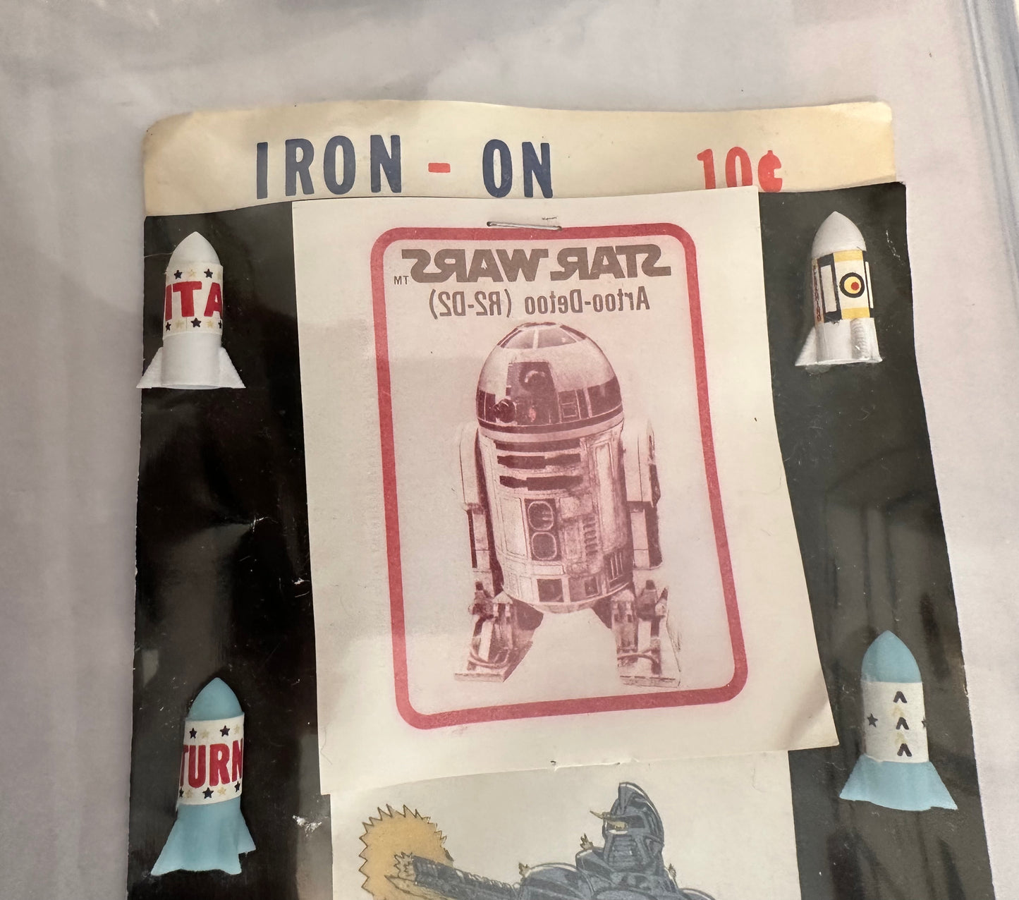 Star Wars rare vintage vending card with many items 1970s