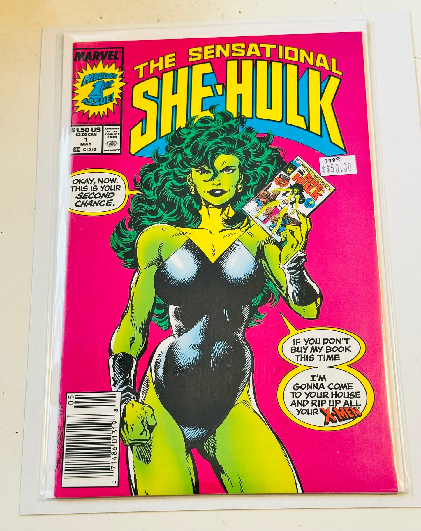 The Sensational She-Hulk #1 comic book 1989