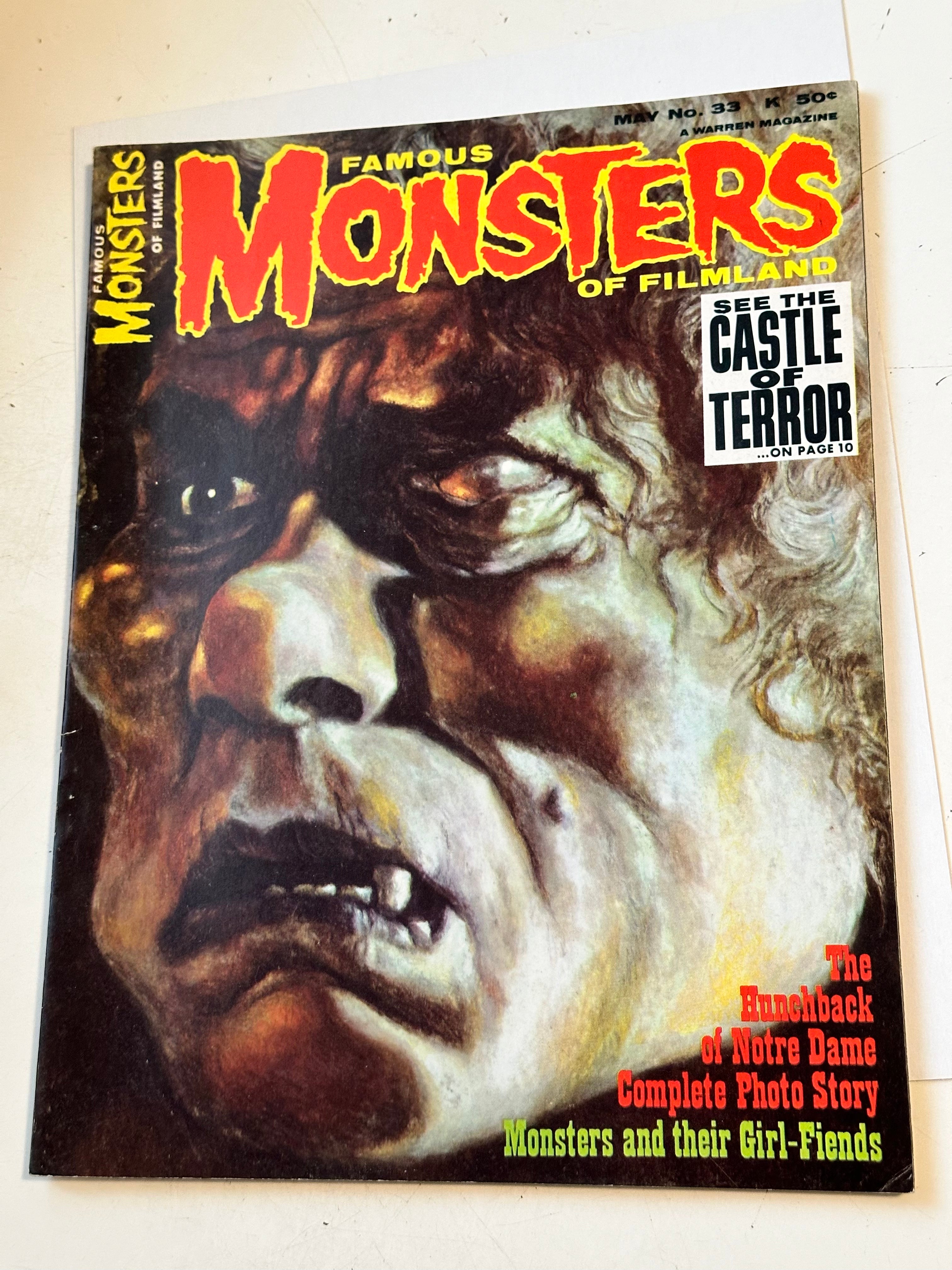 Famous Monsters of Film land #33 rare magazine 1965