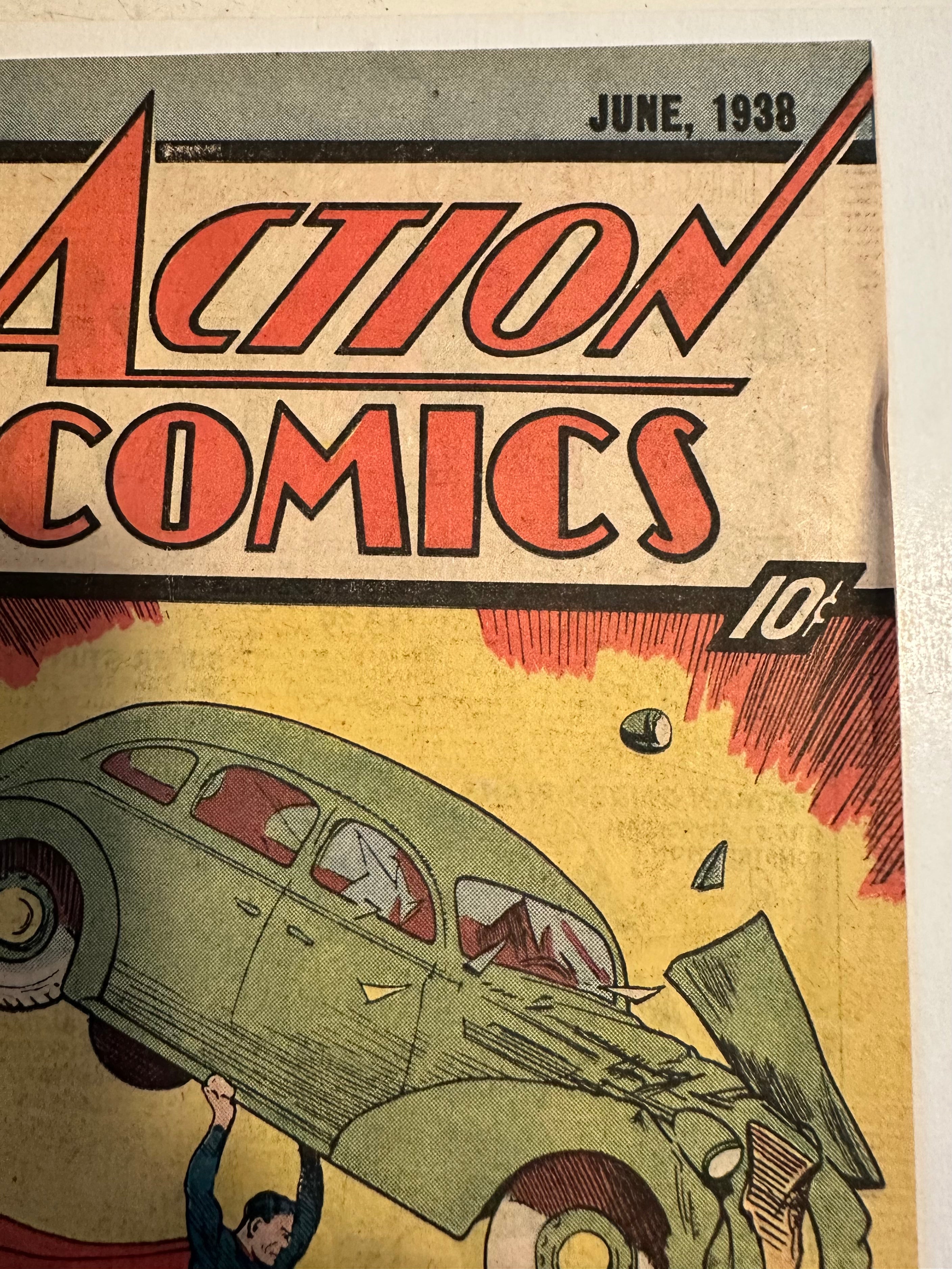 Action Comics #1 rare reprint comic limited issued 1976