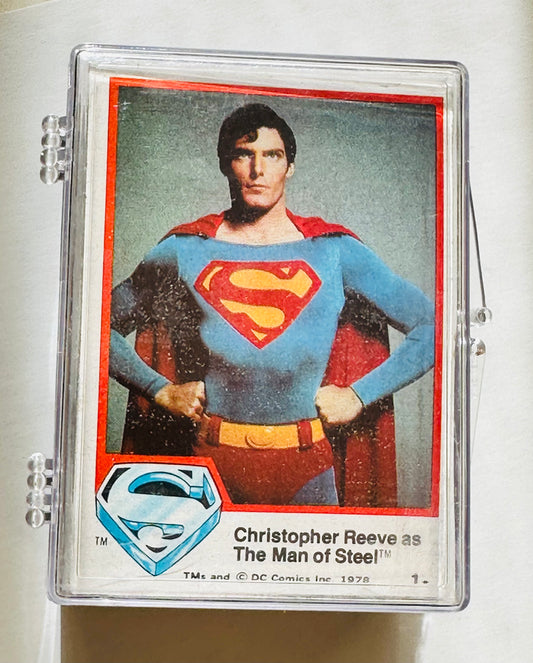 Superman first movie series 1 cards set 1979