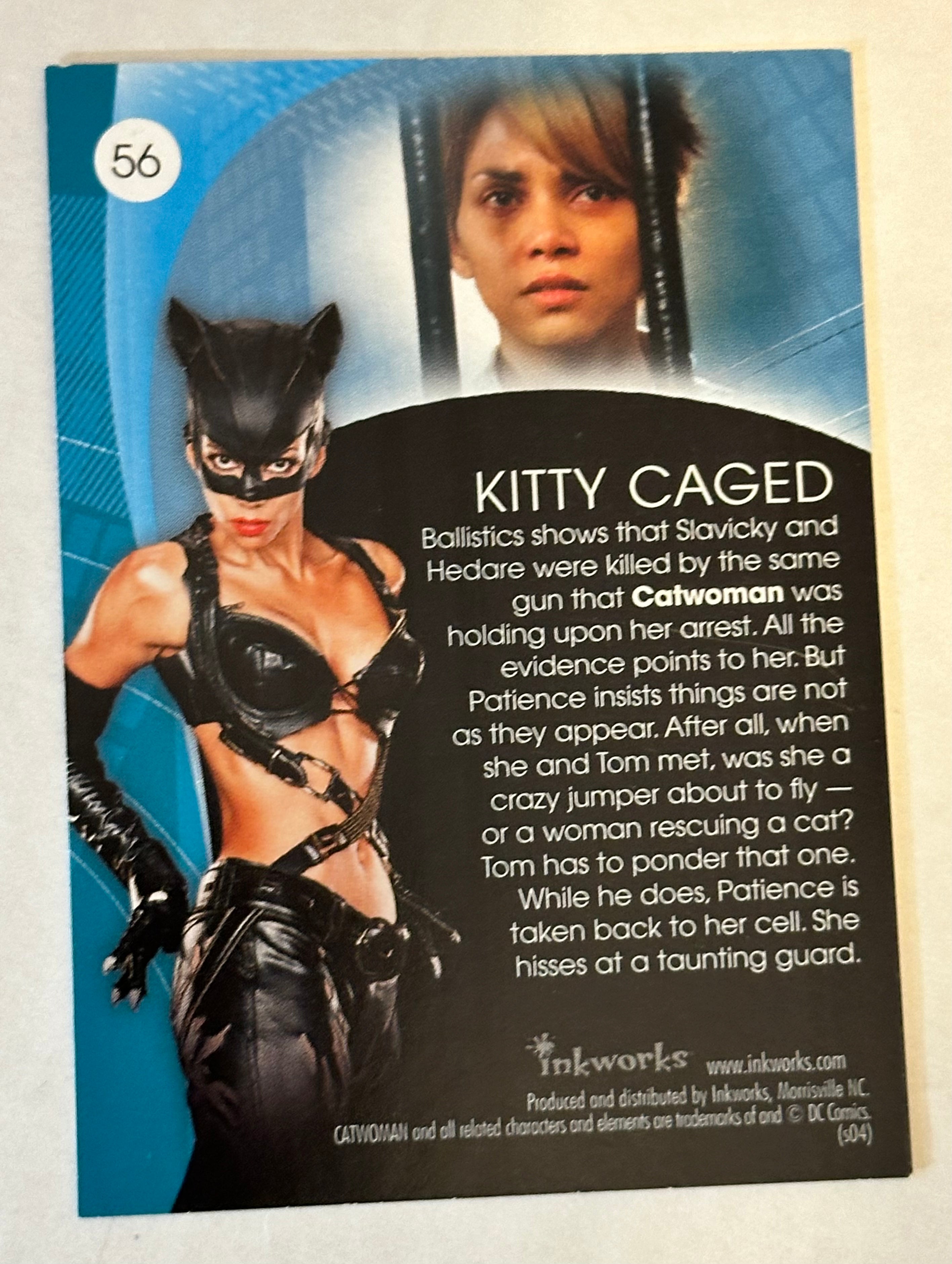 Halle Berry Catwoman movie autograph card with COA