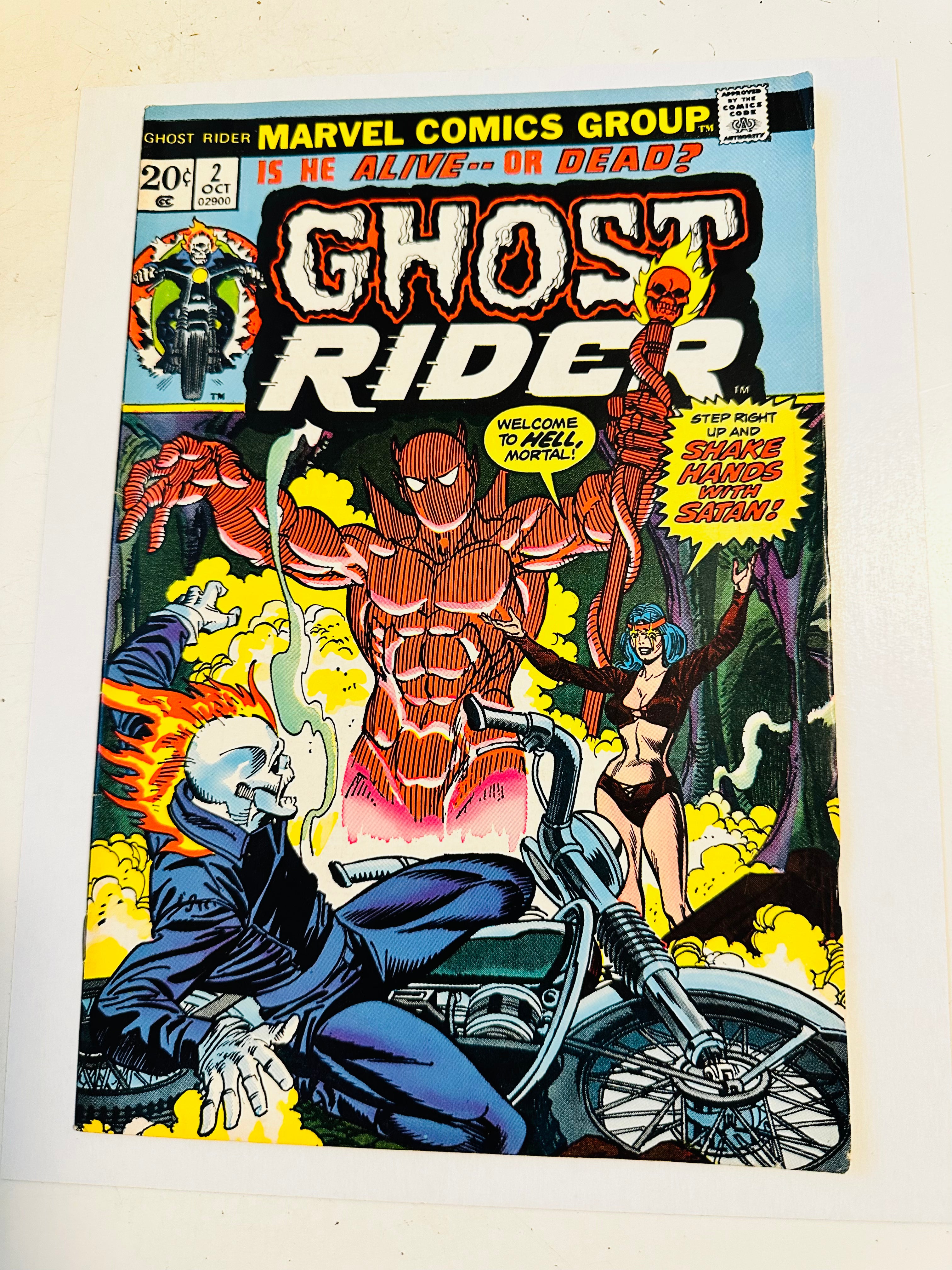 Ghost Riders #2 vg-ex condition 1st app. Son of Satan 1973
