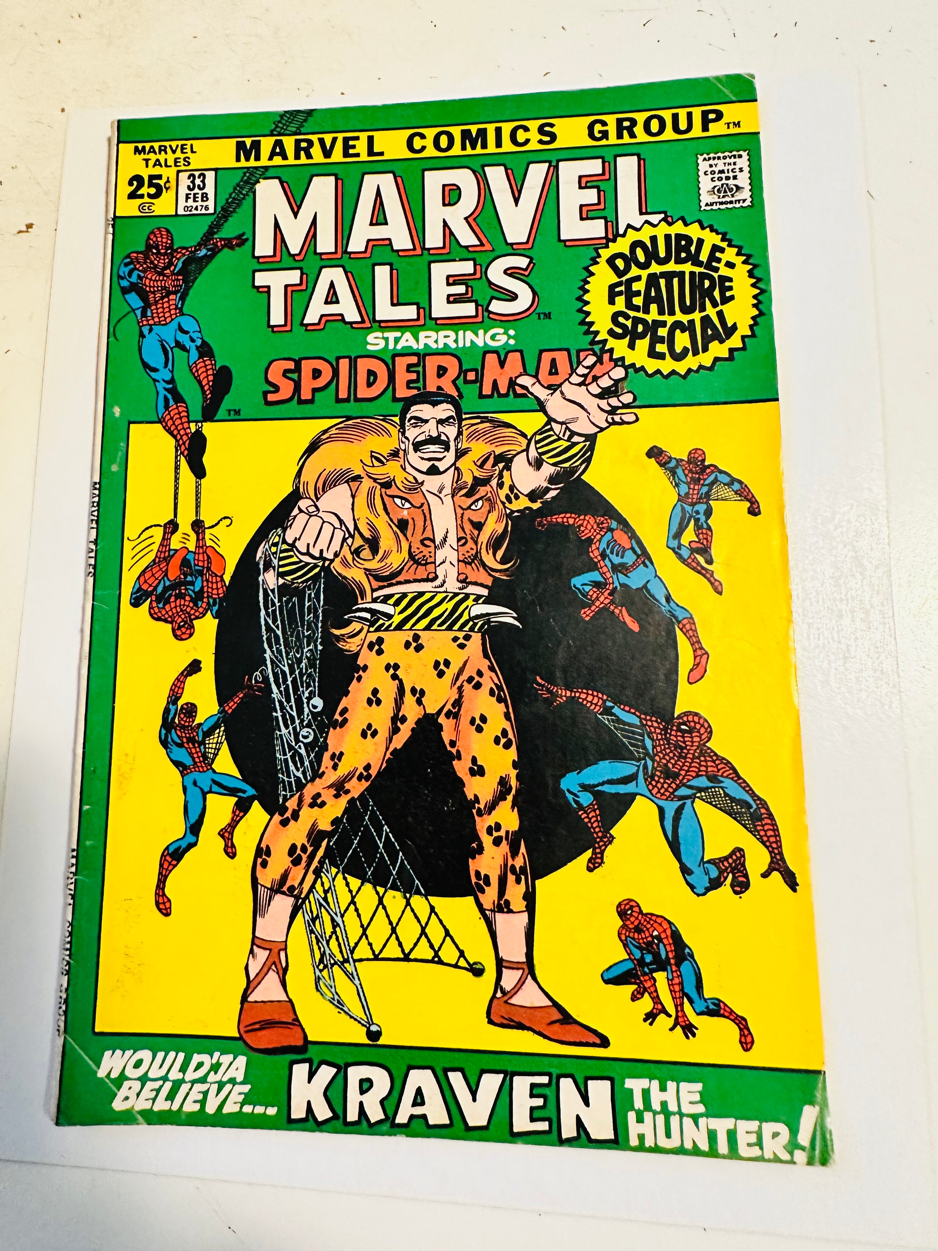 ￼ Marvel Tales Spider-Man versus Craven number 33, 1972