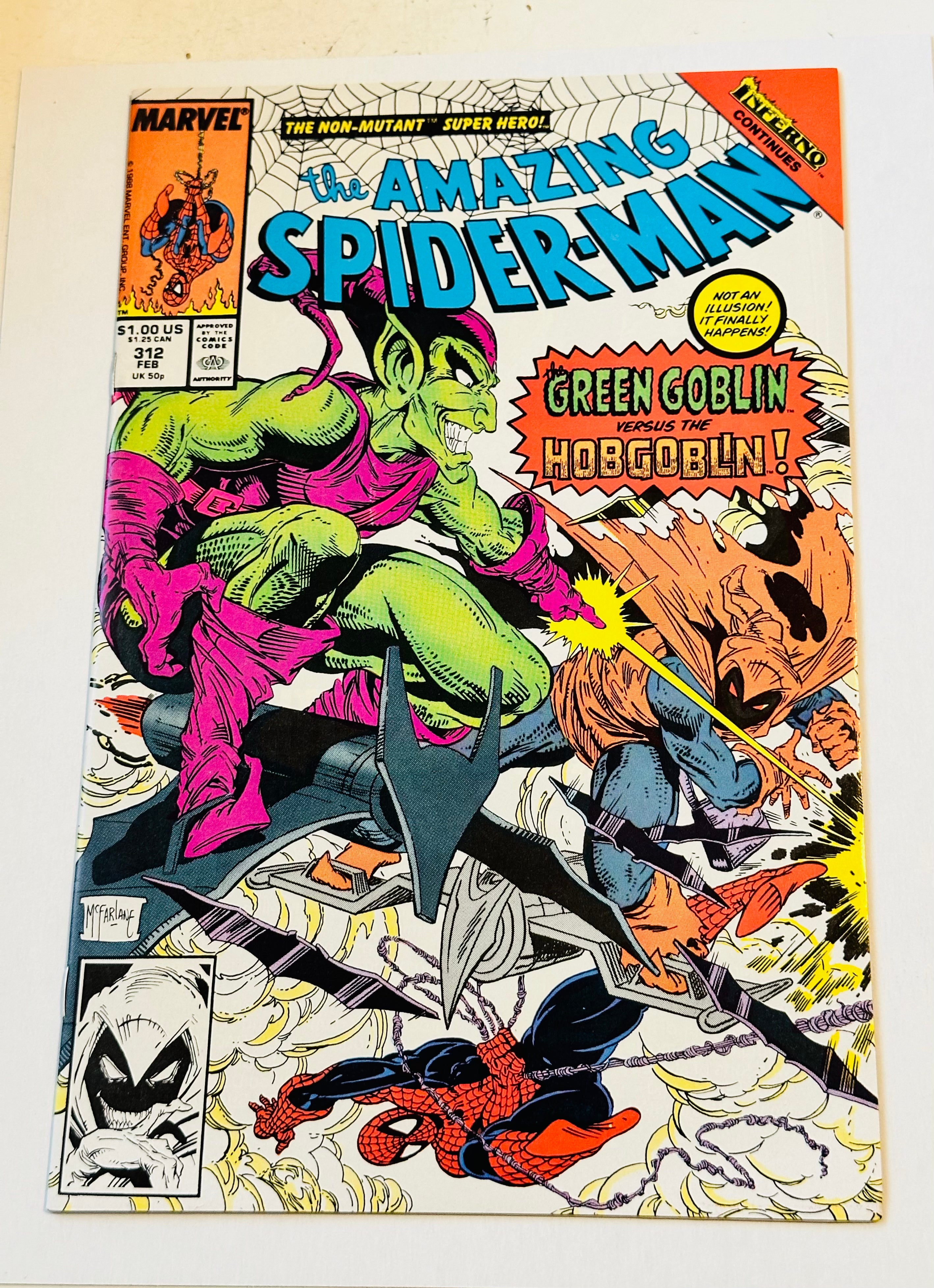 Amazing Spider-man #312 high grade comic book