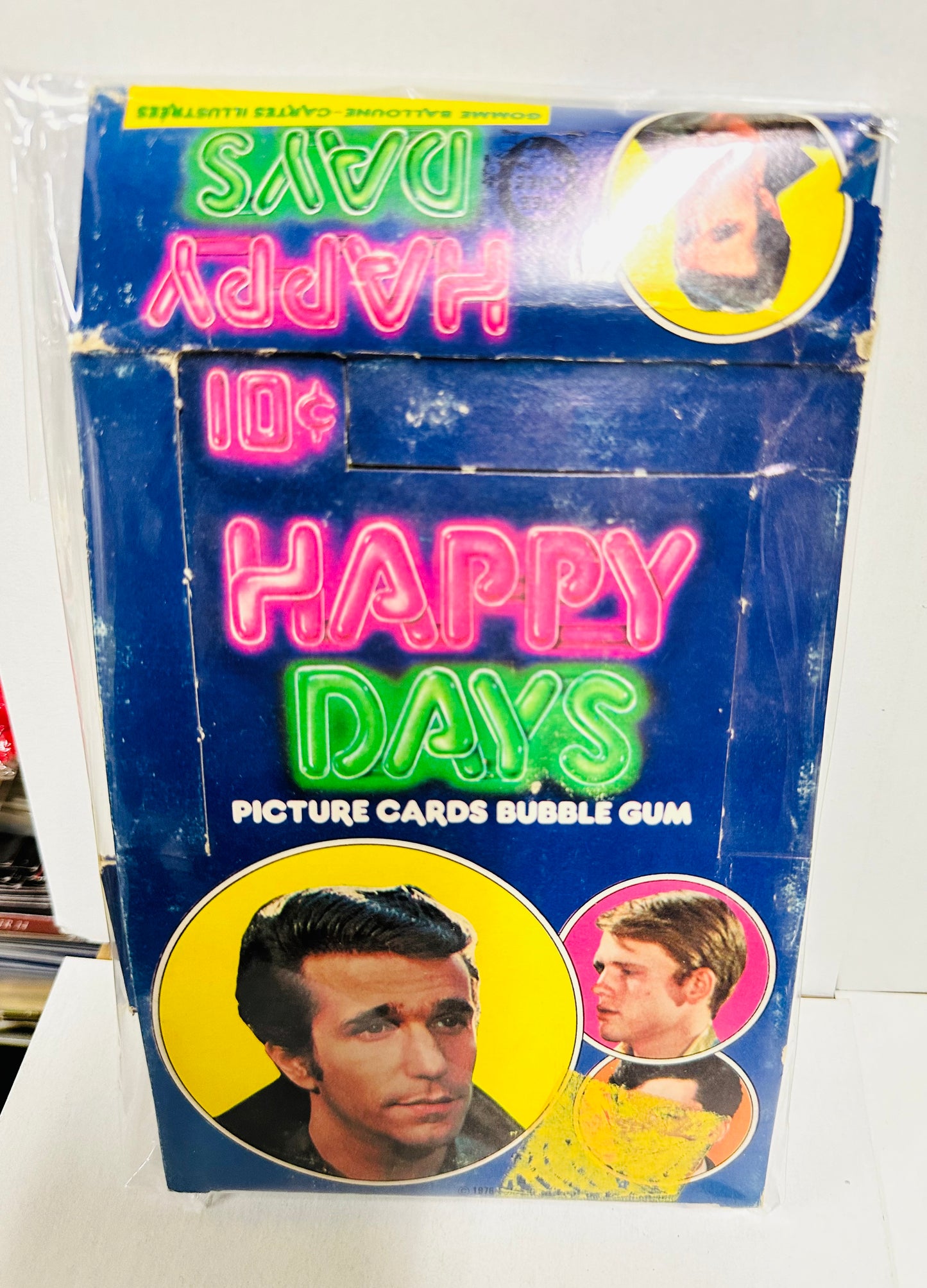 Happy Days Opc Canadian version TV show rare empty cards display box 1976