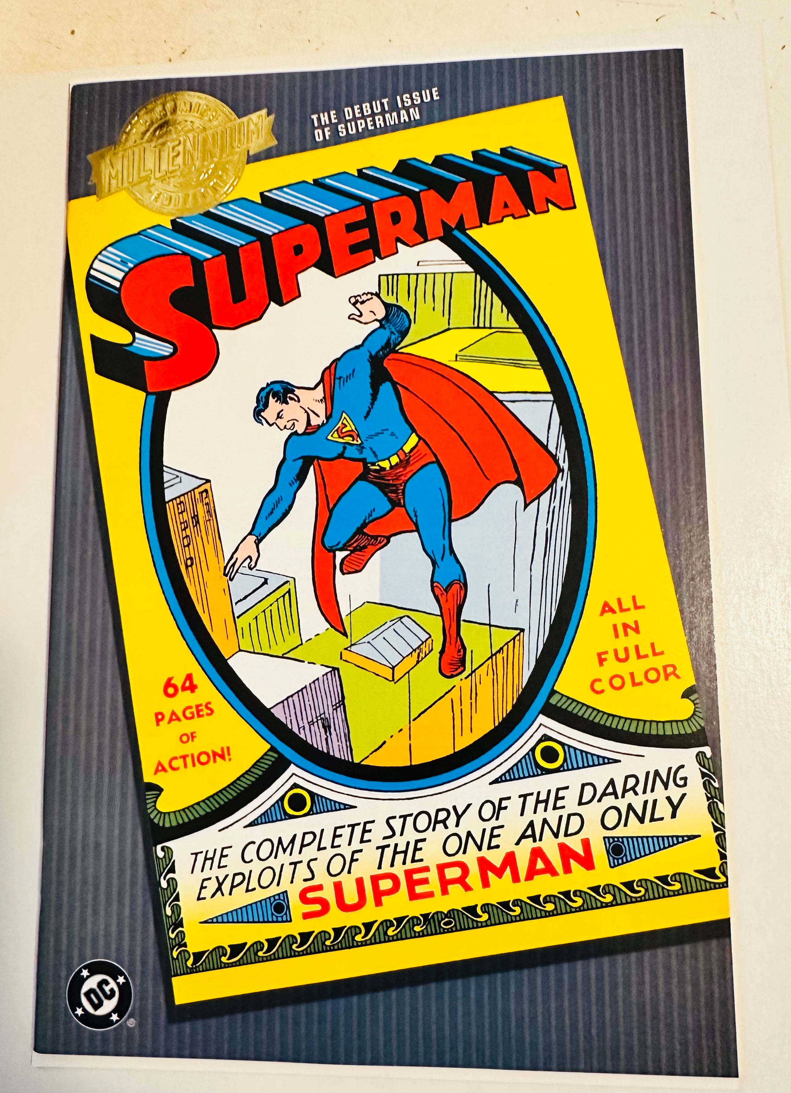 Superman millennium number one issue comic book 2000
