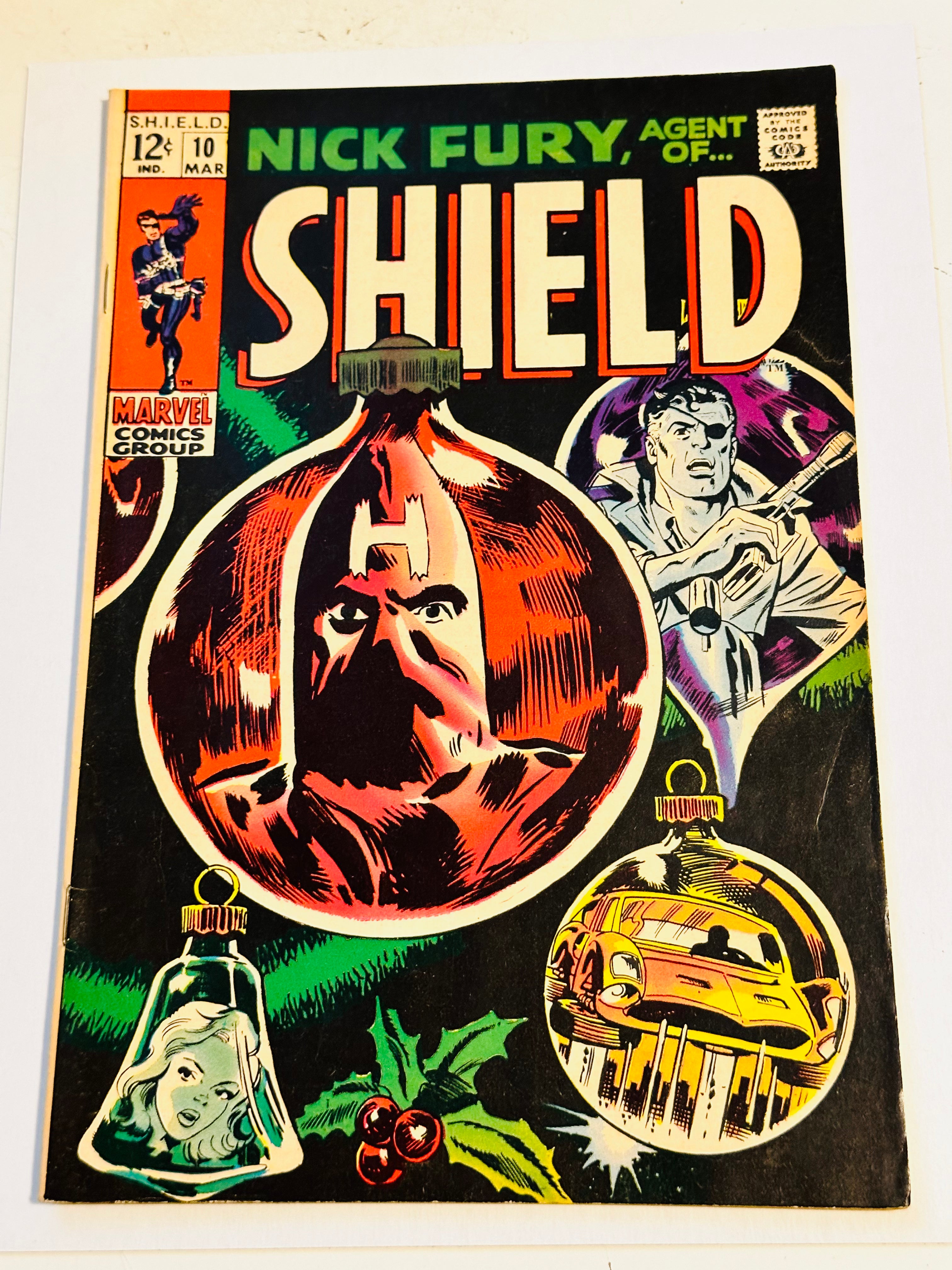 Nick Fury Agent of Shield #10 comic book 1969