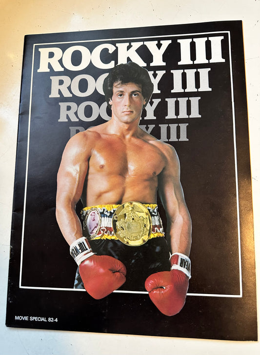 Rocky 3 rare movie Program 1982