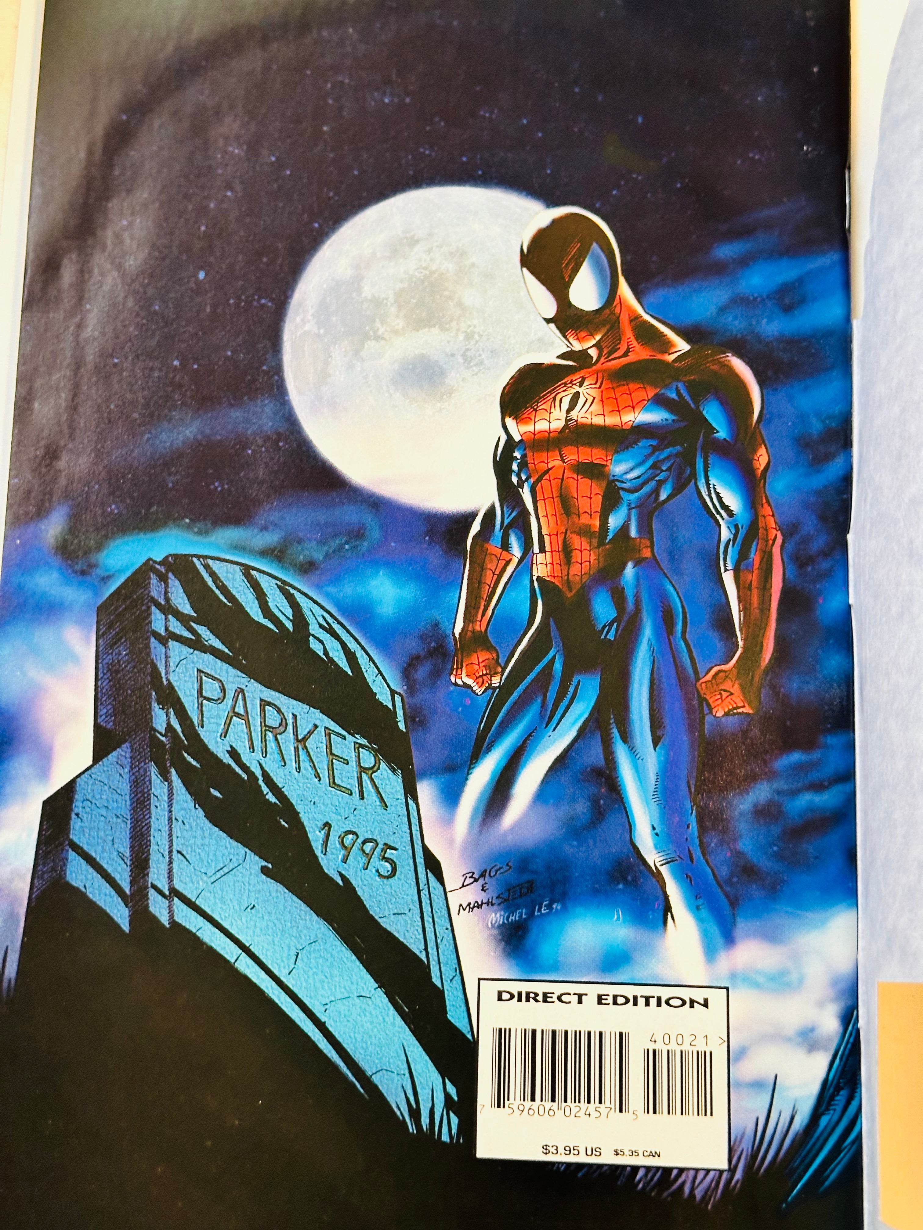 Spider-Man #400 (Aunt May death) high grade condition comic book