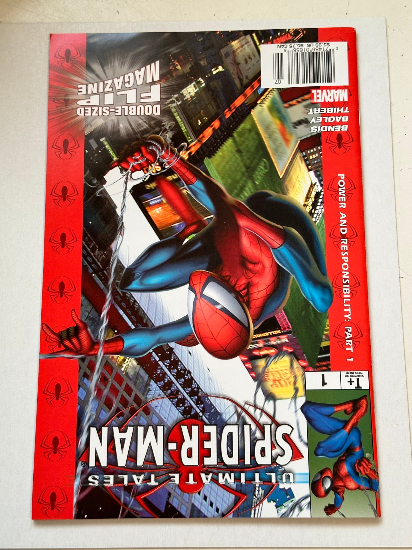 Spider-Man ultimate tales number one flip cover