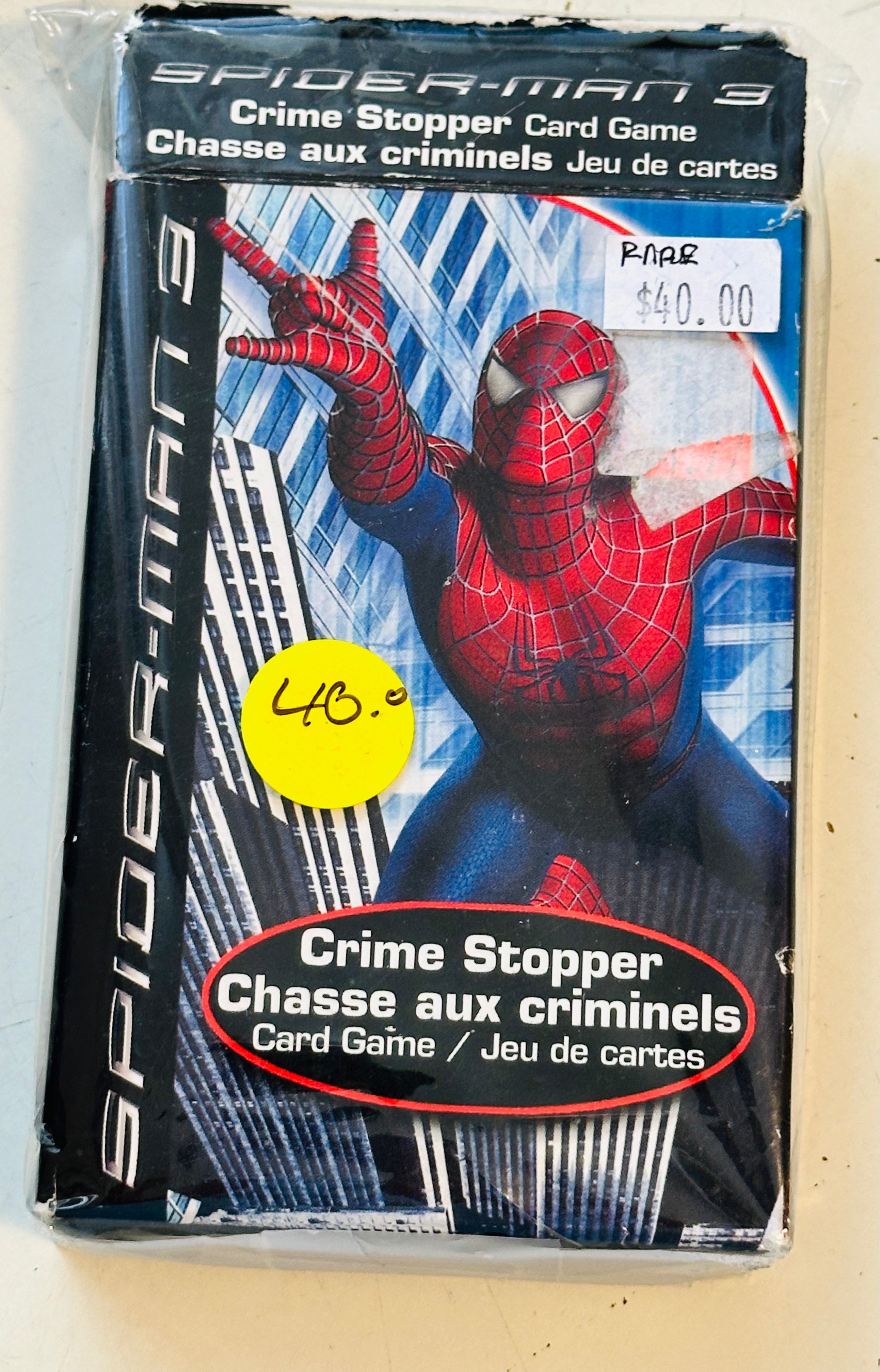 Amazing Spider-Man, rare crime stoppers cards game 2007